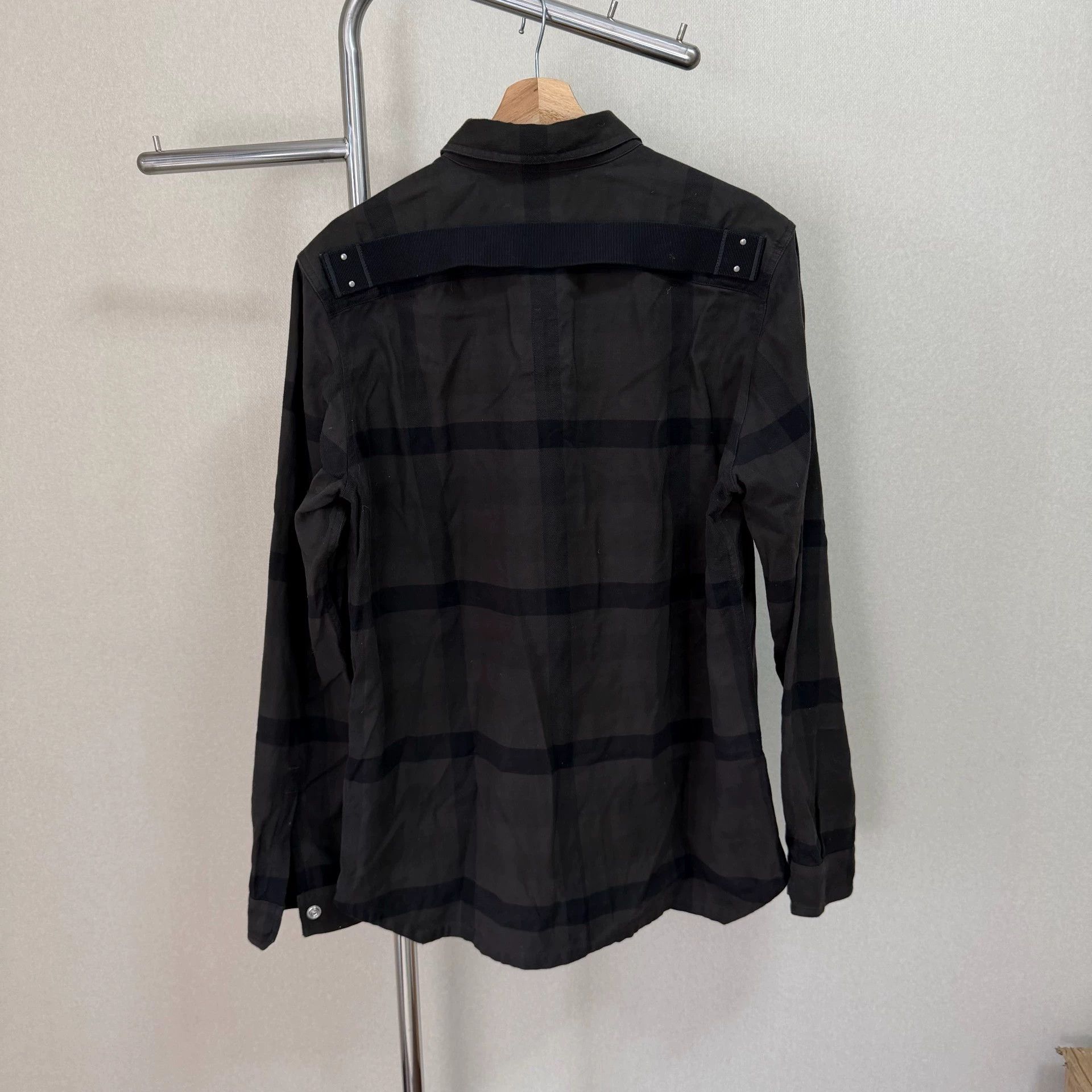 Rick Owens RICK OWENS Check Pointed Collar CP LS Shirt Men's Brown L Size US L / EU 52-54 / 3 - 2 Thumbnail