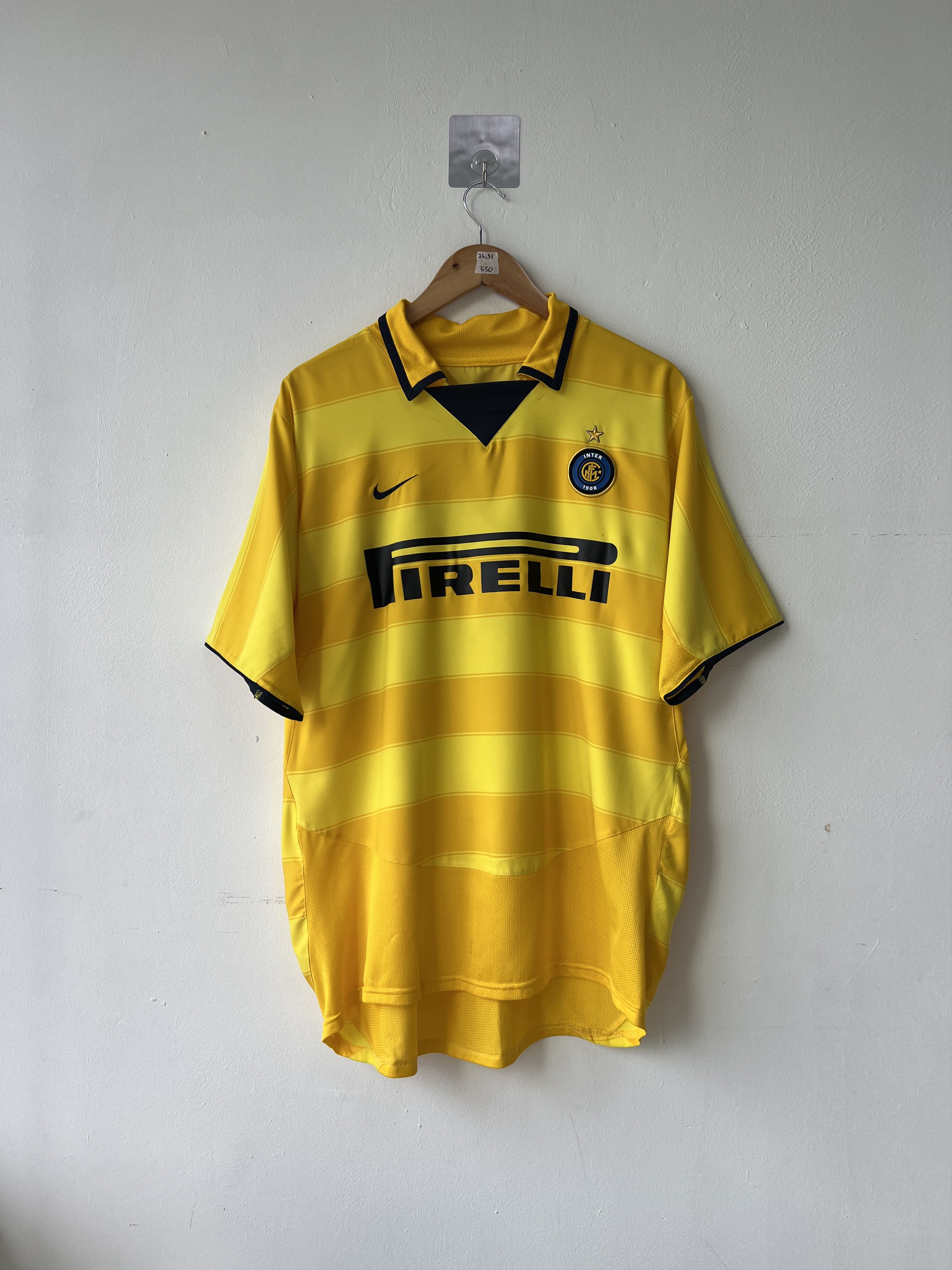 Nike (L) Inter Milan 2003-04 Away Kit Adriano #10 Size US L / EU 52-54 / 3 - 2 Thumbnail