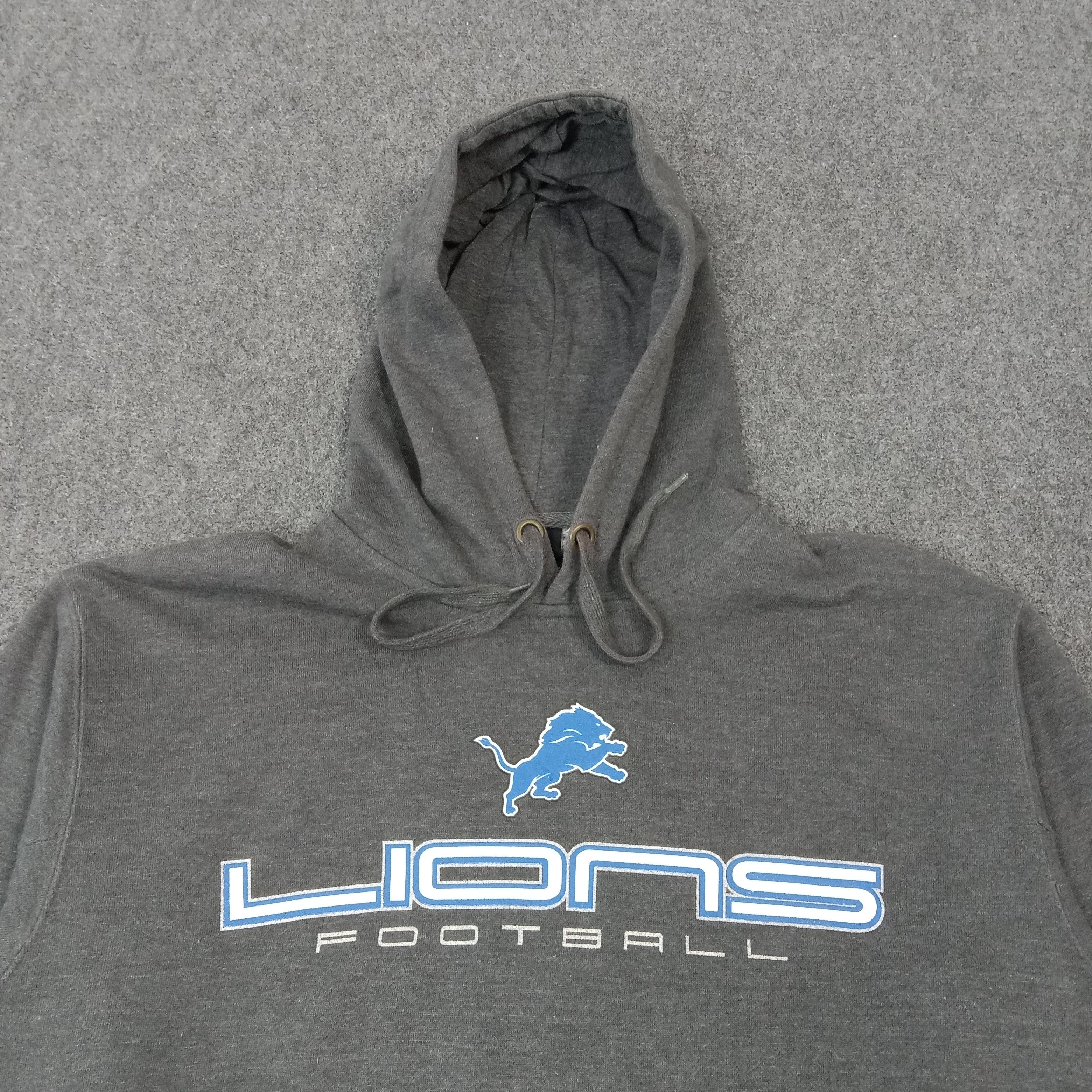 NFL Lions Football Team Hoodies C266N24 Size US XL / EU 56 / 4 - 2 Thumbnail