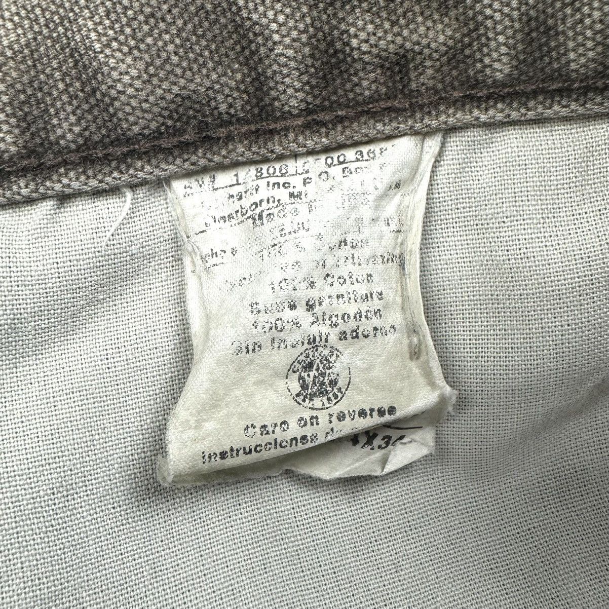 Carhartt VINTAGE THRASHED FADED CARHARTT WORK SHORTS Size US 34 / EU 50 - 4 Thumbnail