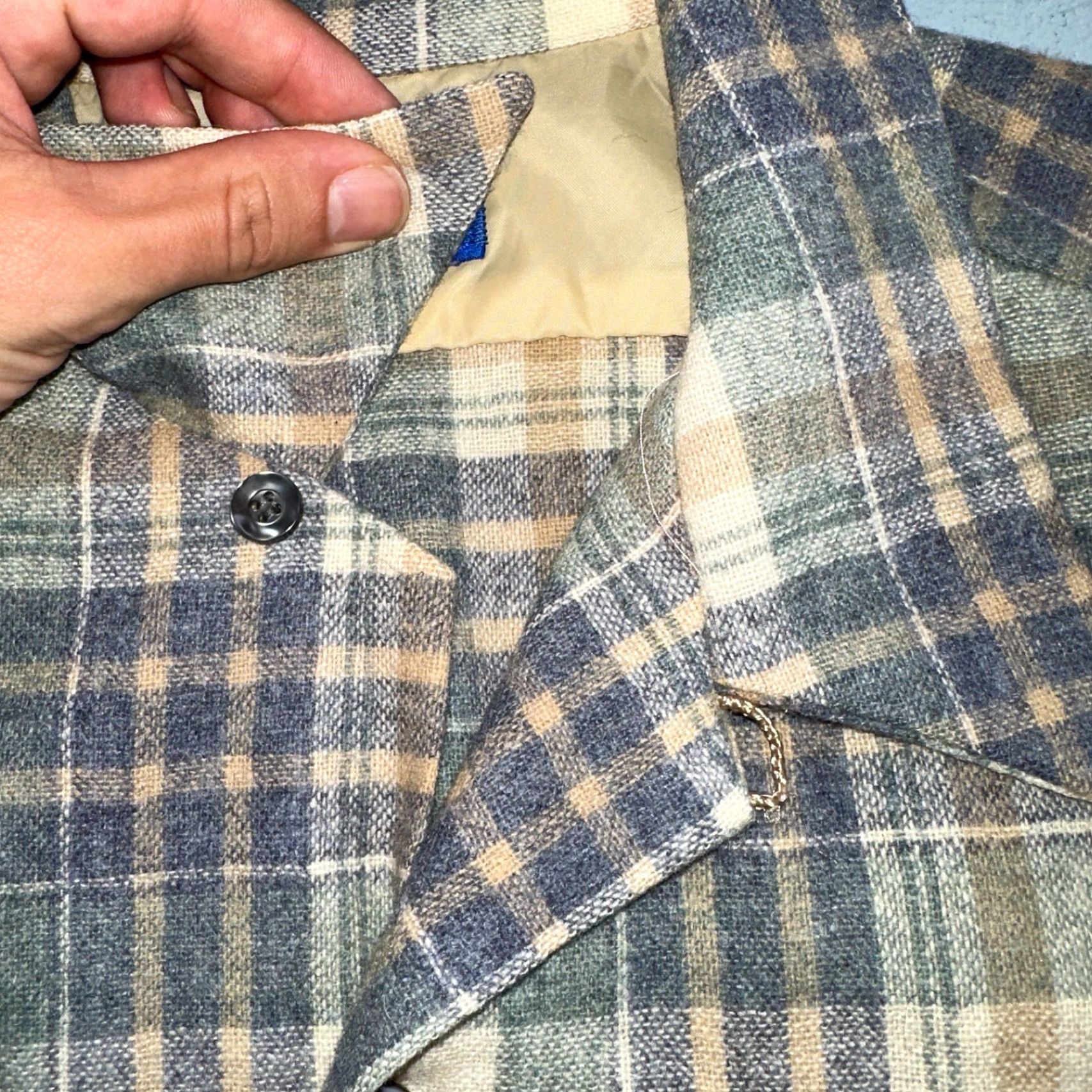 Pendleton VINTAGE Pendleton Men’s Board Shirt Flannel 100% Wool Plaid 1970s Casual Size M Grey Size US M / EU 48-50 / 2 - 5 Thumbnail