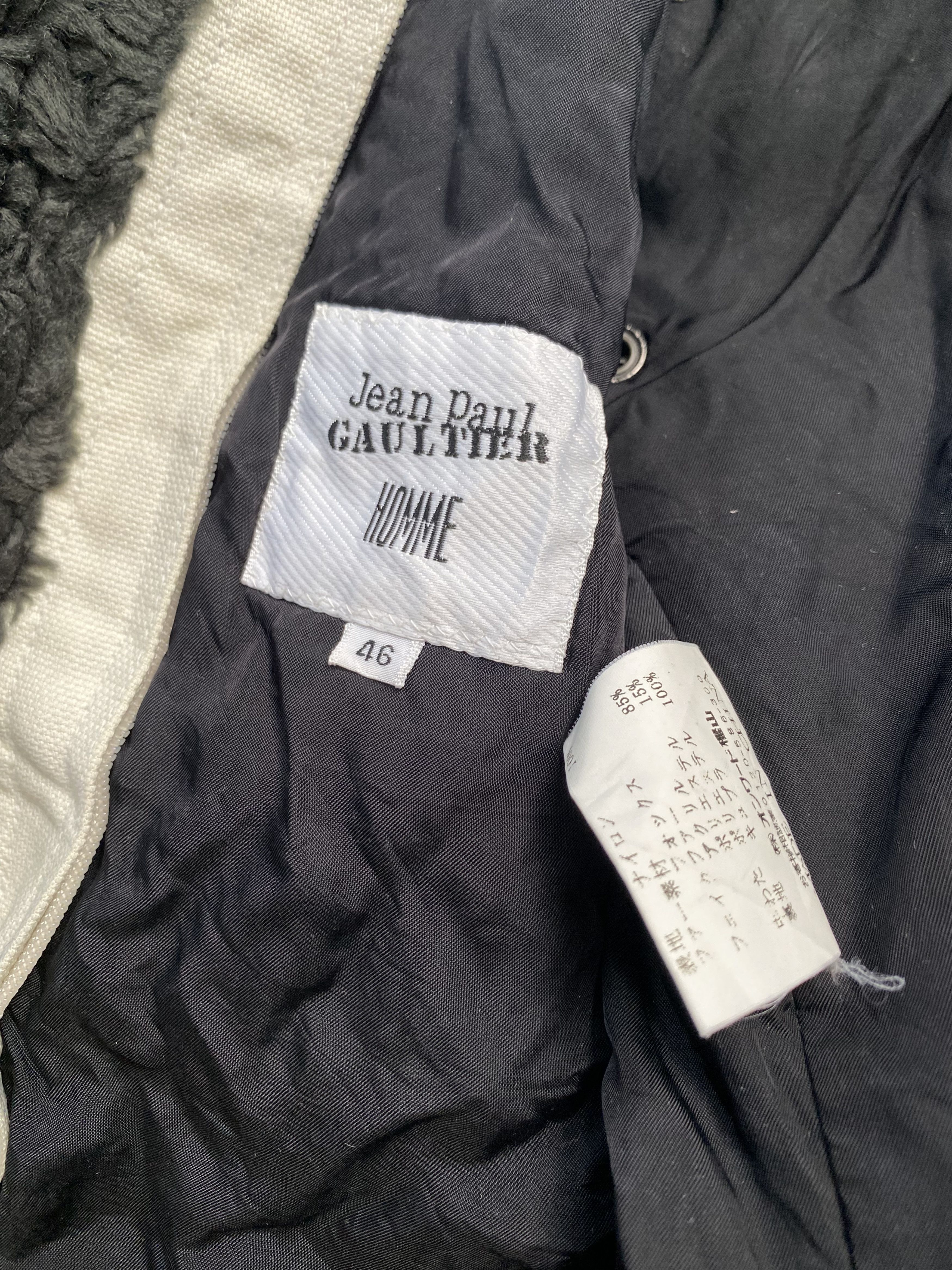 Jean Paul Gaultier Vintage Jean Paul Gaultier Fur Canvas Jacket Size US M / EU 48-50 / 2 - 6 Thumbnail
