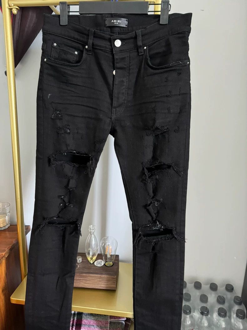 Amiri Amiri Men's black skinny jeans 2501-Nextarrow Size US 32 / EU 48 - 6 Thumbnail