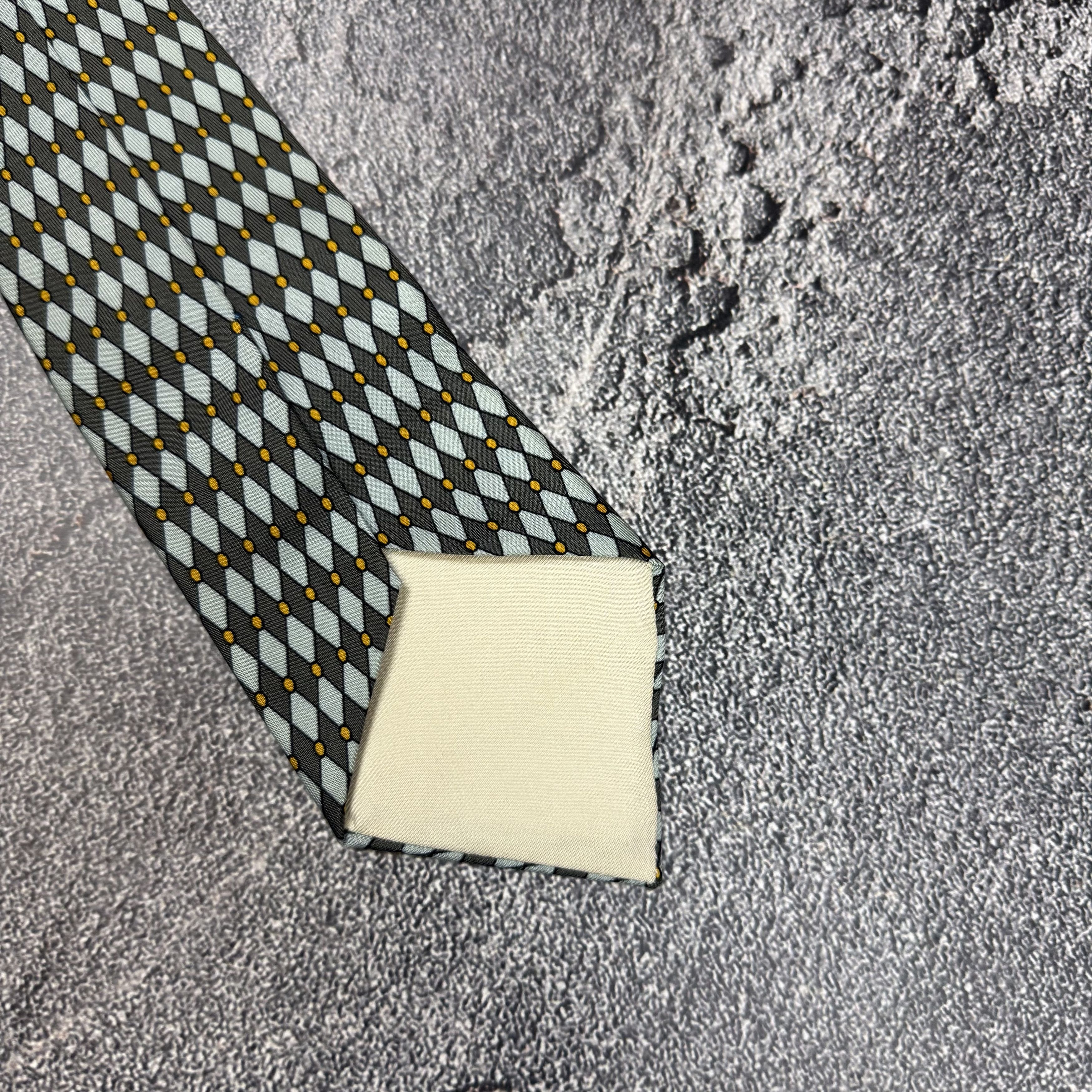 Hermes Hermes Silk Tie Very Vintage 192 UA Size ONE SIZE - 2 Thumbnail