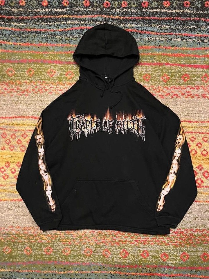 Band Tees Vintage Cradle Of Fifth Promo Archive Boxy Hoodie Y2K L Size US L / EU 52-54 / 3 - 2 Thumbnail