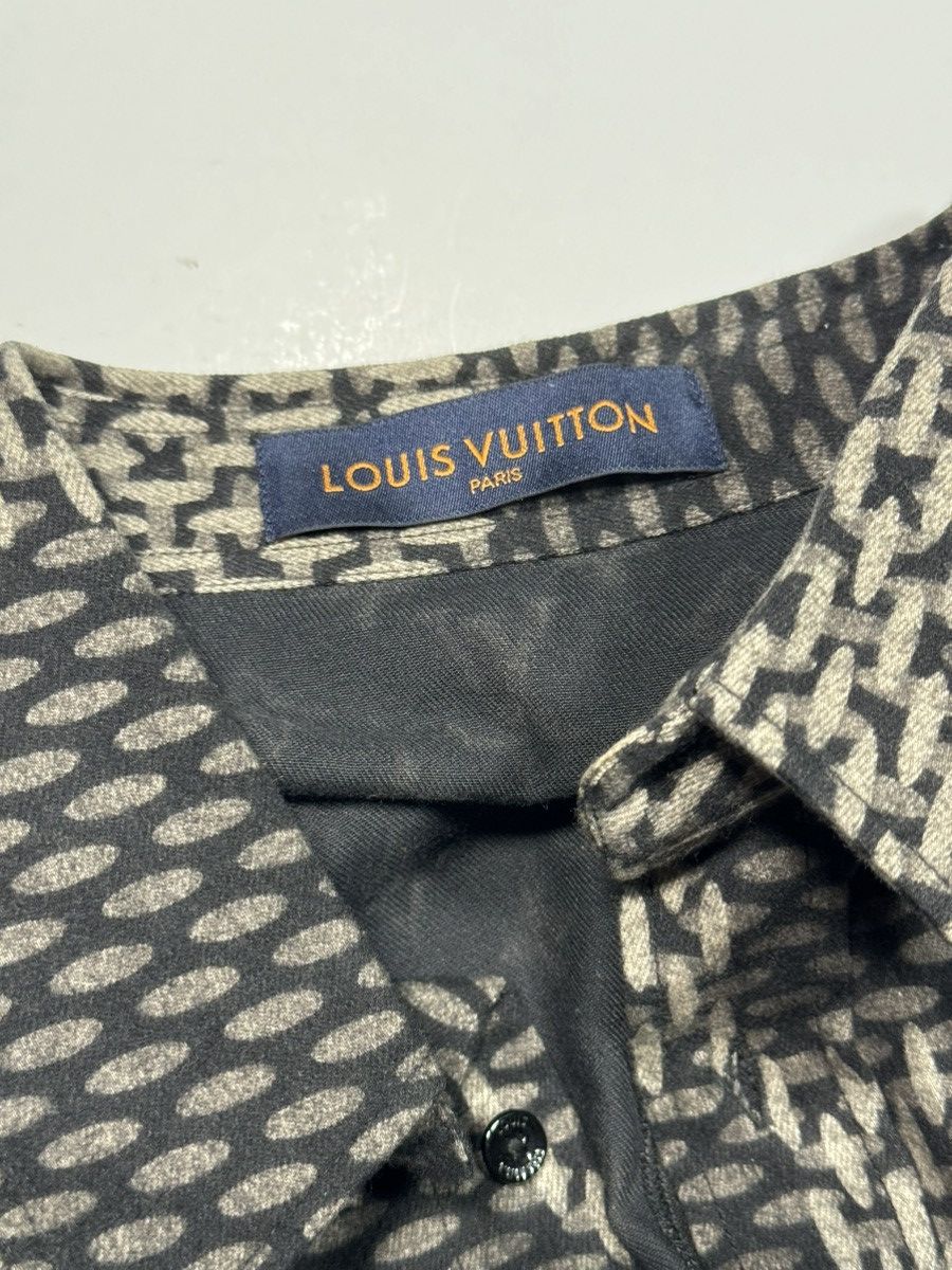 Louis Vuitton Louis Vuitton Giant Damier Monogram Waves Flannel Shirt Size US XXL / EU 58 / 5 - 5 Thumbnail