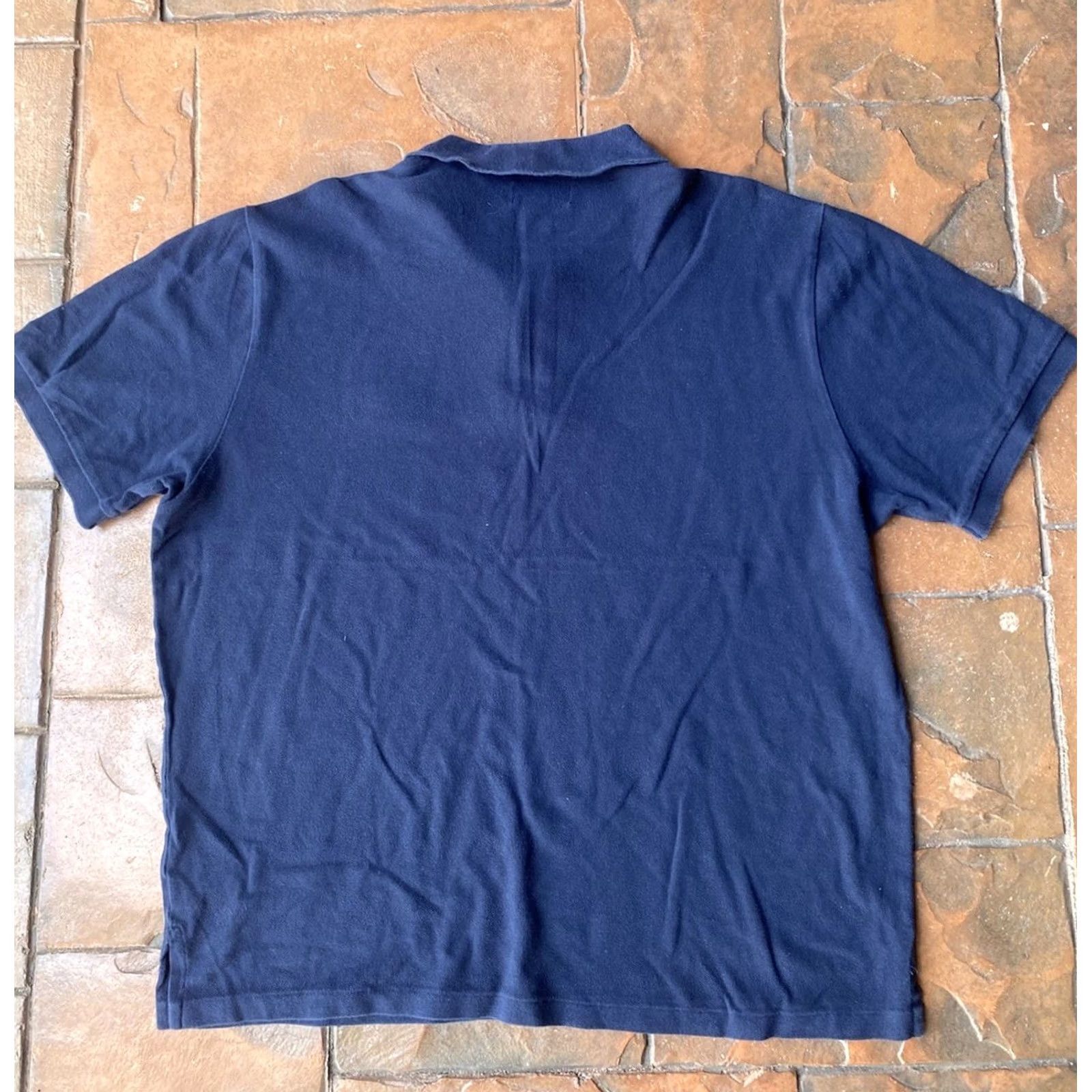 Ralph Lauren VINTAGE Ralph Lauren Polo Jeans Co Patch Polo Shirt 2XL Logo Short Sleeve Blue Mens Polo Shirt Size US XXL / EU 58 / 5 - 4 Thumbnail