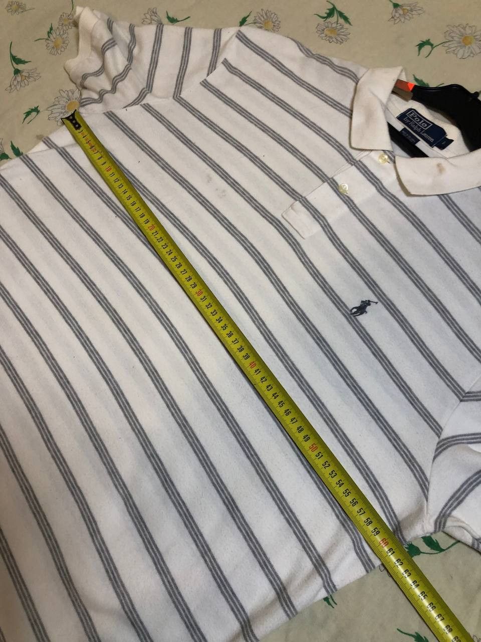 Polo Ralph Lauren Polo by Ralph Lauren Men's Striped Short Sleeve Polo Size US L / EU 52-54 / 3 - 11 Thumbnail