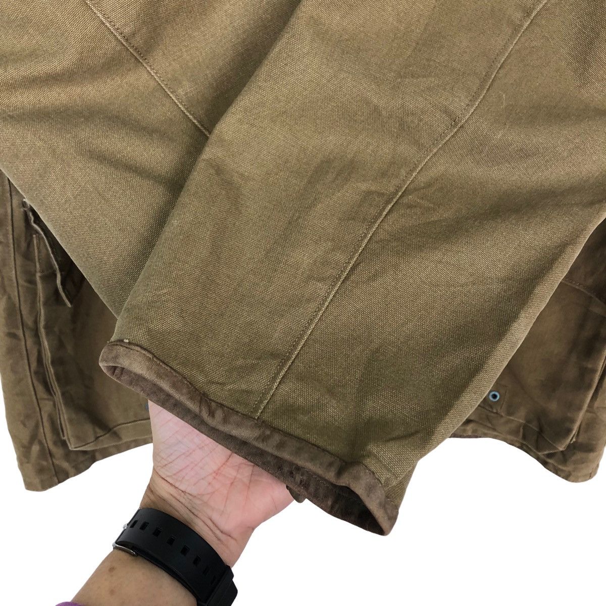 Japanese Brand 🔥RARE MOHAIR HOODIE CHORE JACKET EDIFICE VETEMENTS Size US M / EU 48-50 / 2 - 12 Thumbnail