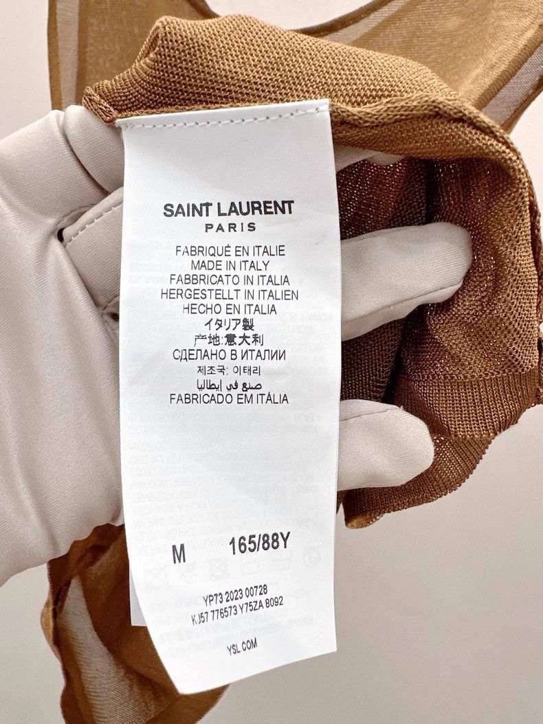 Saint Laurent Paris Saint Laurent Paris Khaki knit vest Size M / US 6-8 / IT 42-44 - 4 Thumbnail