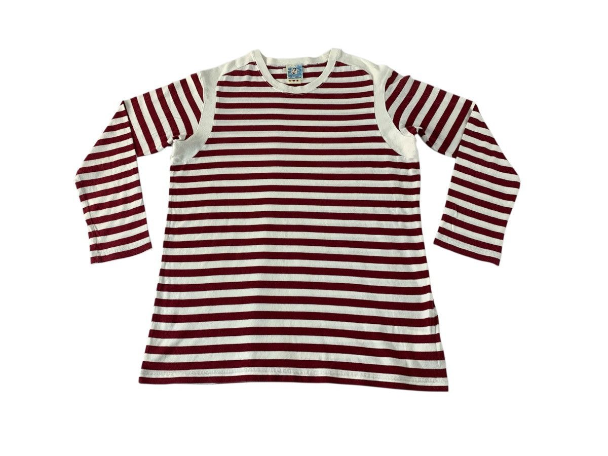 BRU NA BOINNE 90s Bru Na Boinne Classic Striped Crewneck Longsleeve Tee Size US M / EU 48-50 / 2 - 1 Thumbnail