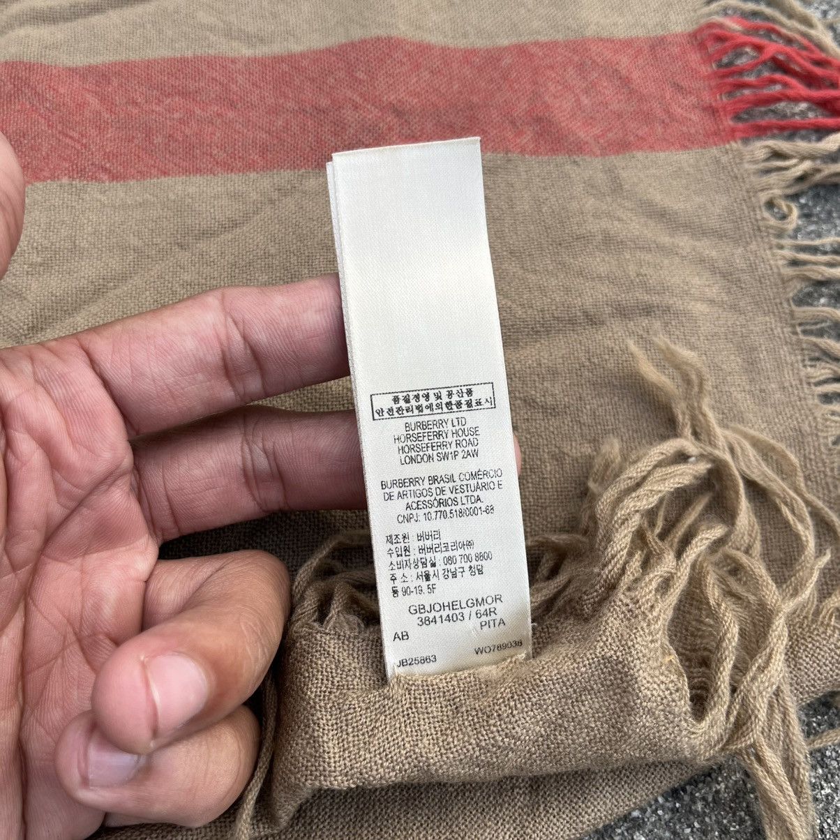 Burberry Burberry Multi Wool Nova Check Square Scarf Size ONE SIZE - 9 Thumbnail