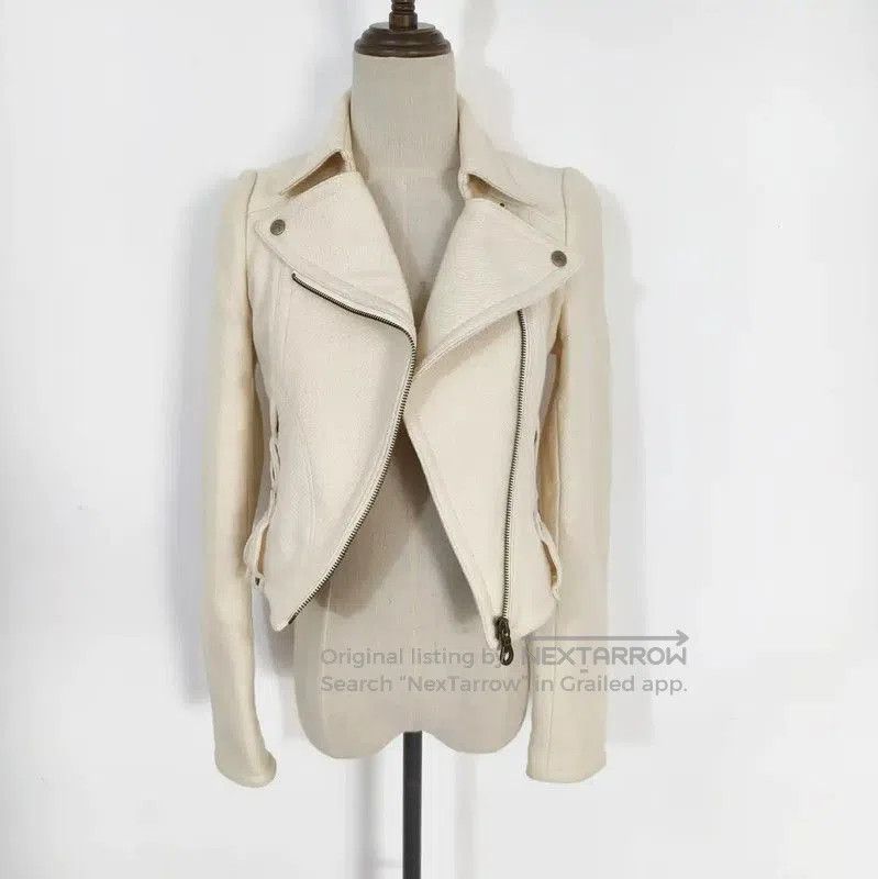 Burberry Burberry Beige Wool Blend Jacket for Women. Size S / US 4 / IT 40 - 2 Thumbnail