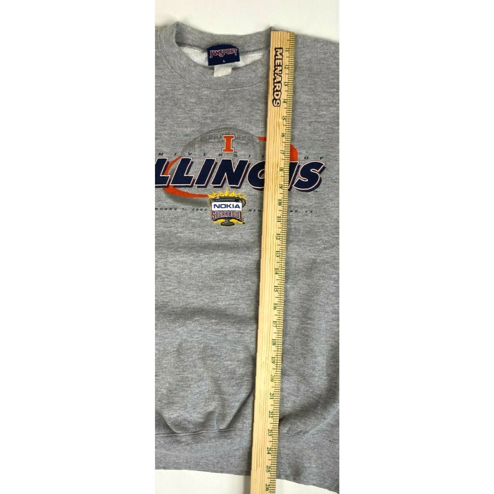 Jansport VINTAGE JanSport University Sweatshirt Crewneck Gray L Men Nike? Size US L / EU 52-54 / 3 - 6 Thumbnail