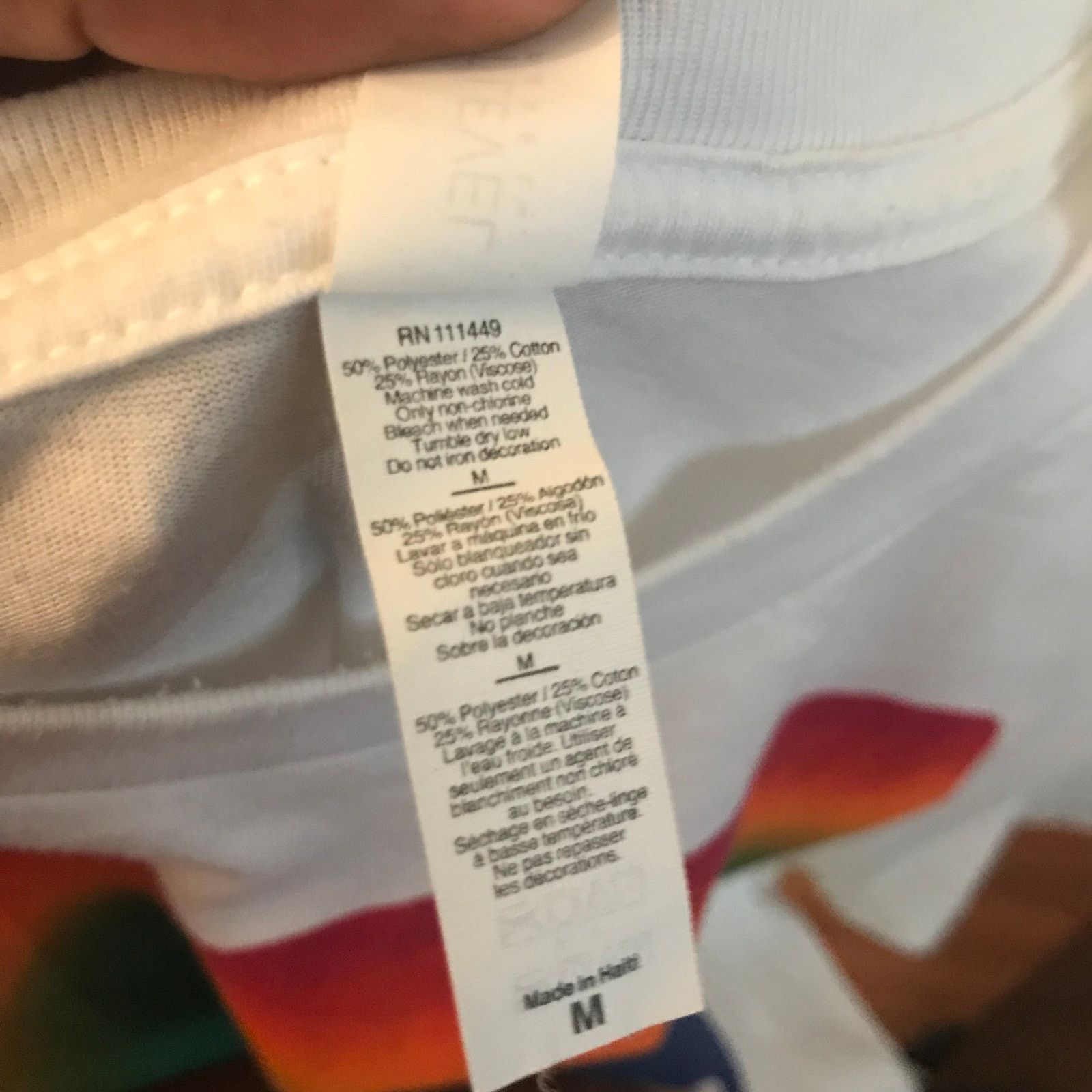 Next Level Apparel NEXT LEVEL APPAREL T-Shirt Men's M White Short Sleeve logo Size US M / EU 48-50 / 2 - 4 Thumbnail