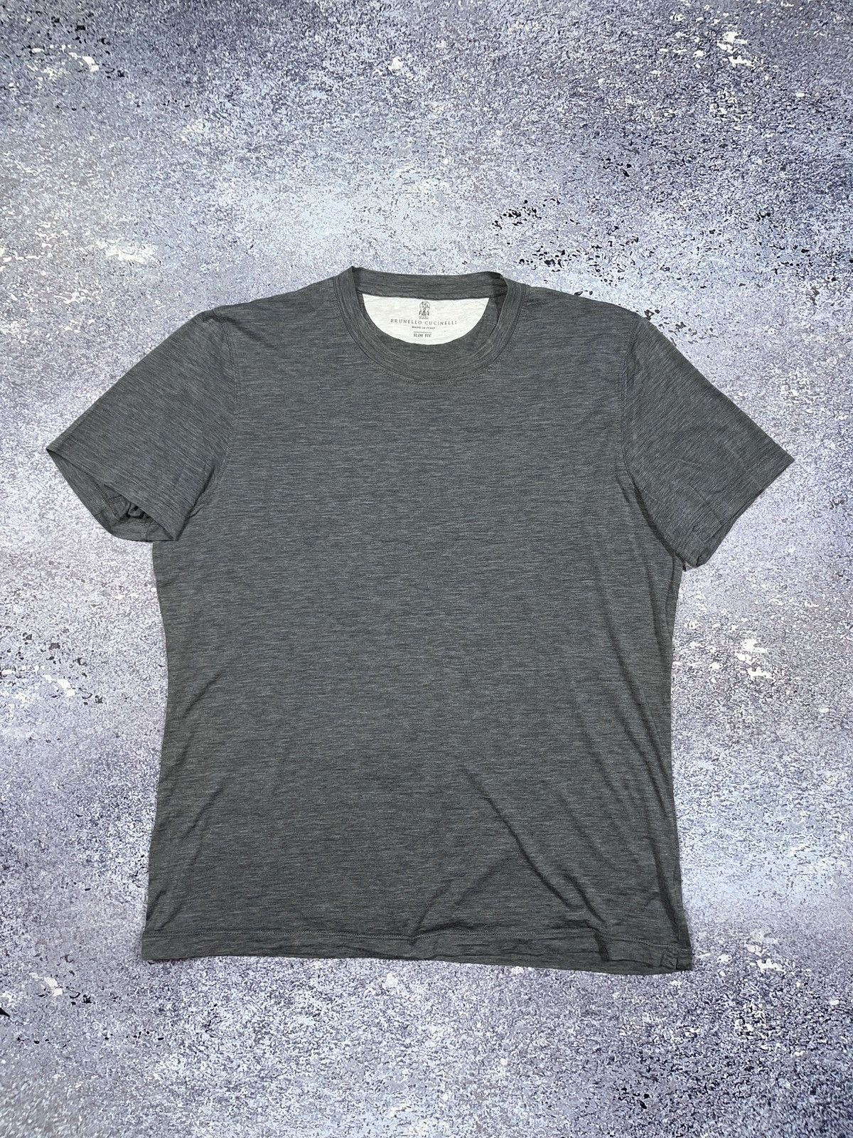 Brunello Cucinelli Luxury Brunello Cucinelli Men's T-shirt Silk Made in Italy Size US M / EU 48-50 / 2 - 1 Thumbnail