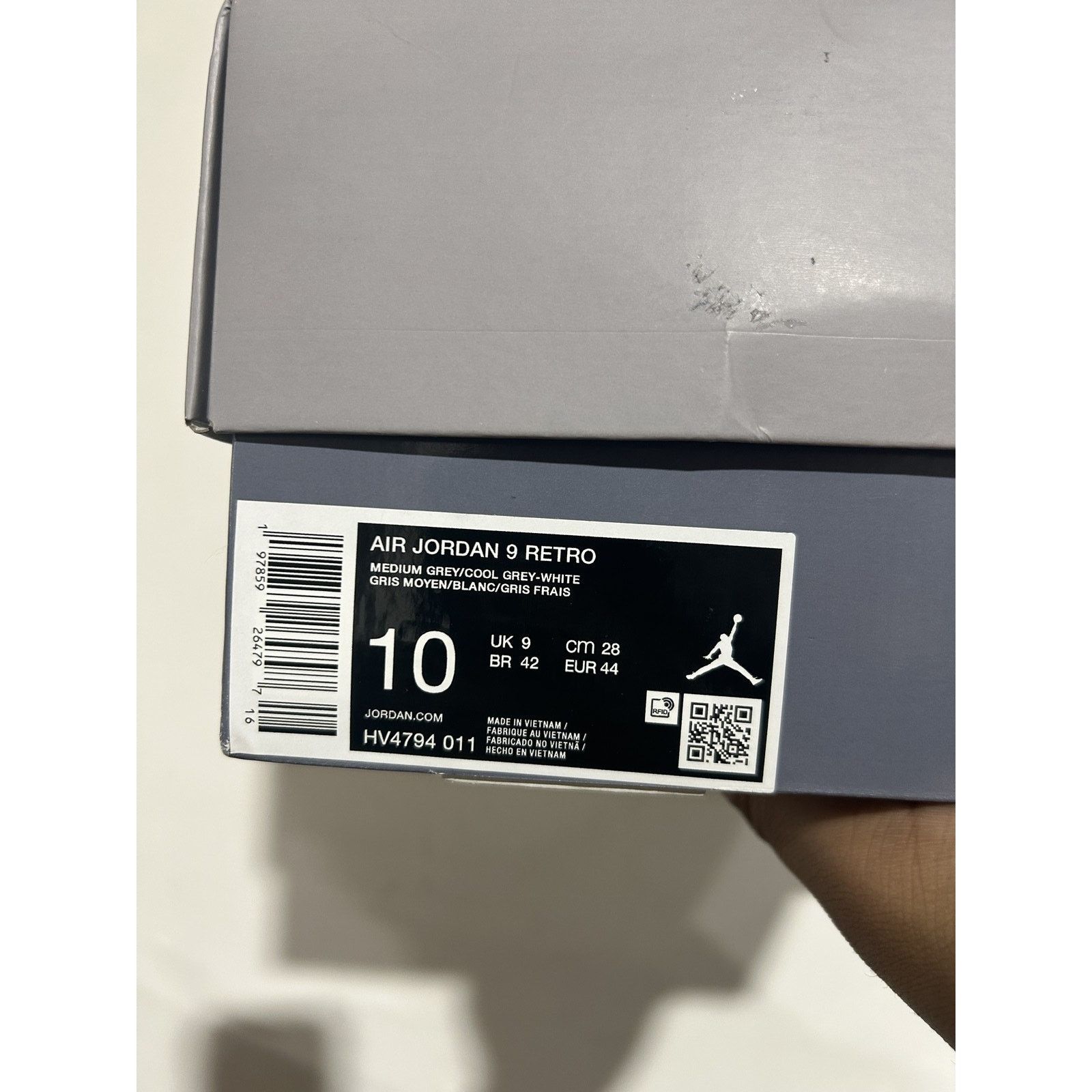 Nike NIKE JORDAN 9 COOL GREY 2025 SIZE 10 NEW Size US 10 / EU 43 - 6 Thumbnail