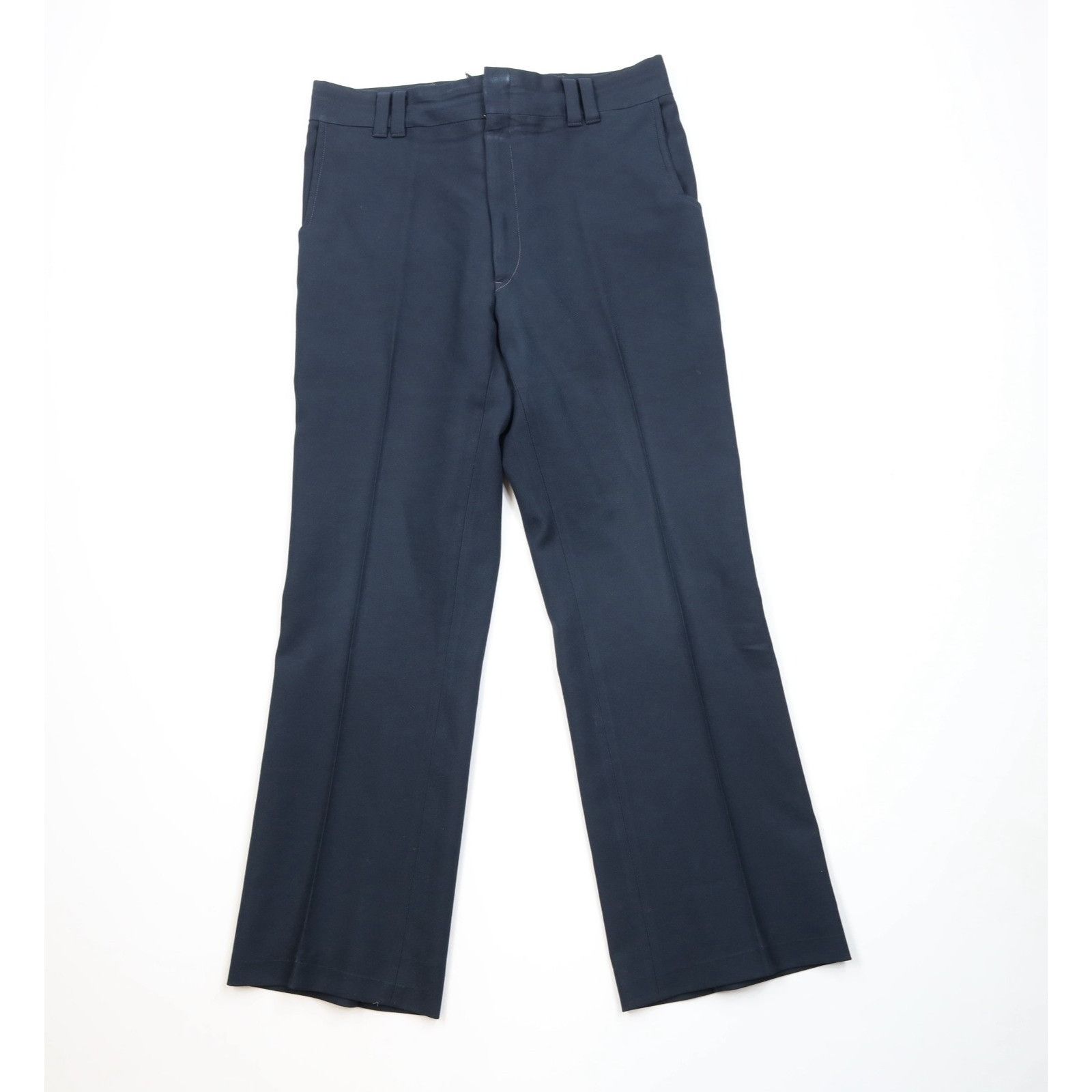 Vintage Vintage 70s Streetwear 2 Piece Suit Wedding Navy Blue Size 44R - 11 Thumbnail