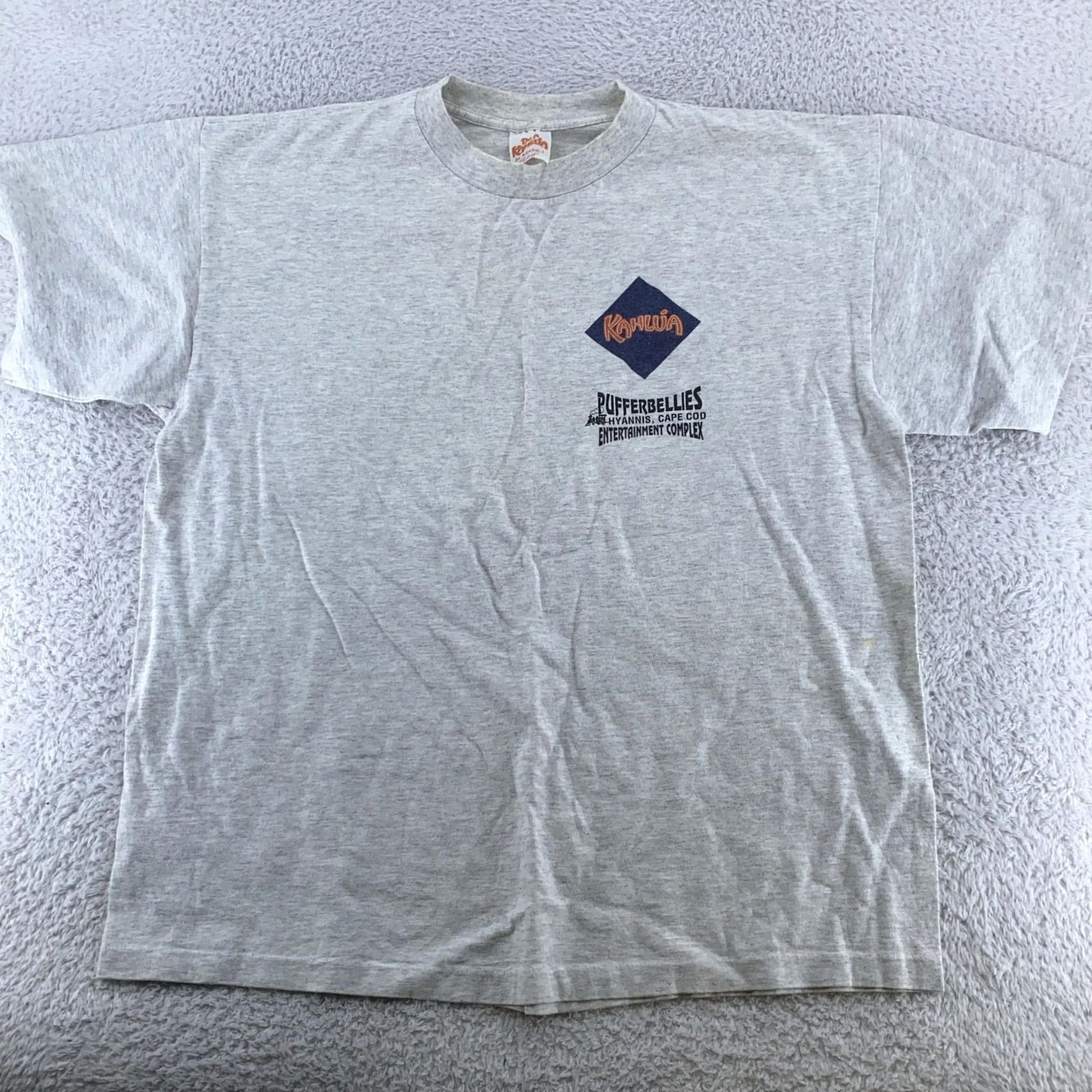 Vintage VINTAGE Do A Kahlua T-Shirt XL Pufferbellies Bar Cape Cod Massachusetts 90s Mens Size US XL / EU 56 / 4 - 3 Thumbnail