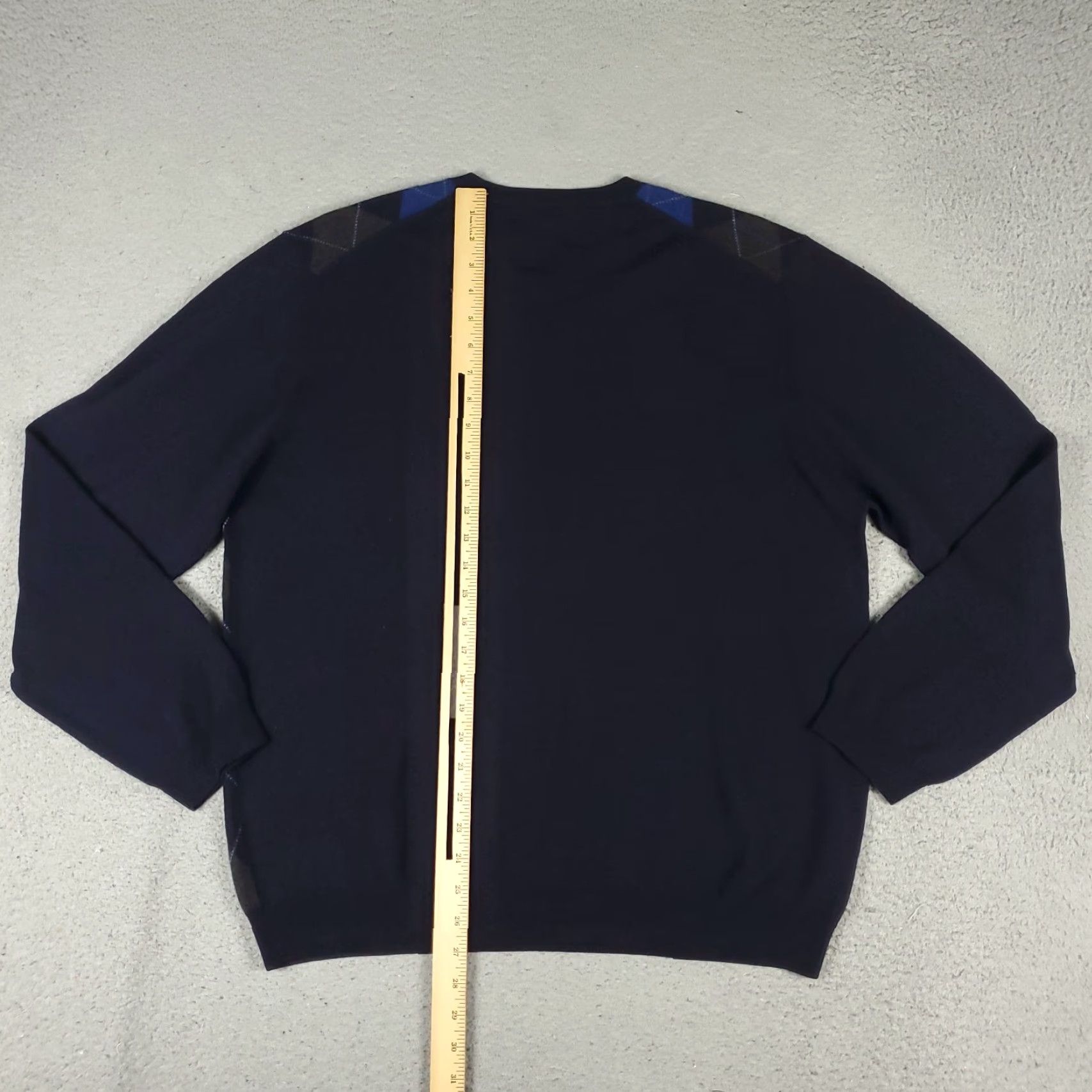 Brooks Brothers VINTAGE Brooks Brothers Sweater Pullover Men's XL Navy Blue Wool Knitted Classic 90s Size US XL / EU 56 / 4 - 5 Thumbnail