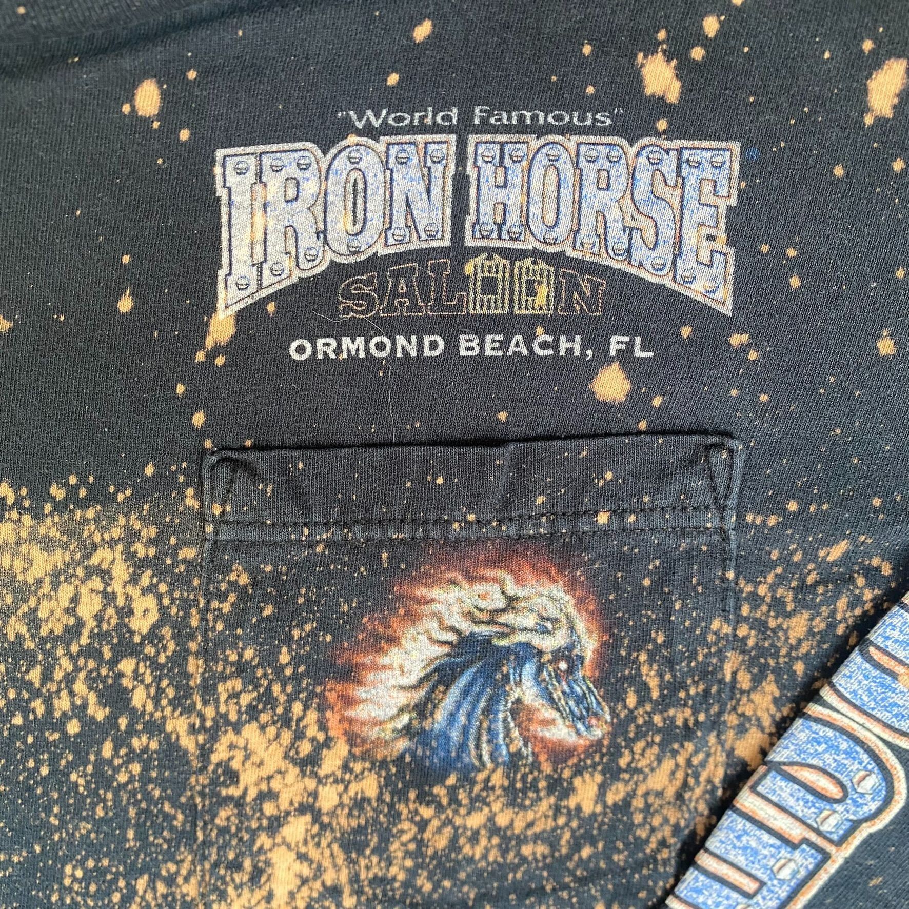Vintage Vintage Y2K Iron Horse Saloon Shirt Biker Motorcycle Tee Size US L / EU 52-54 / 3 - 7 Thumbnail