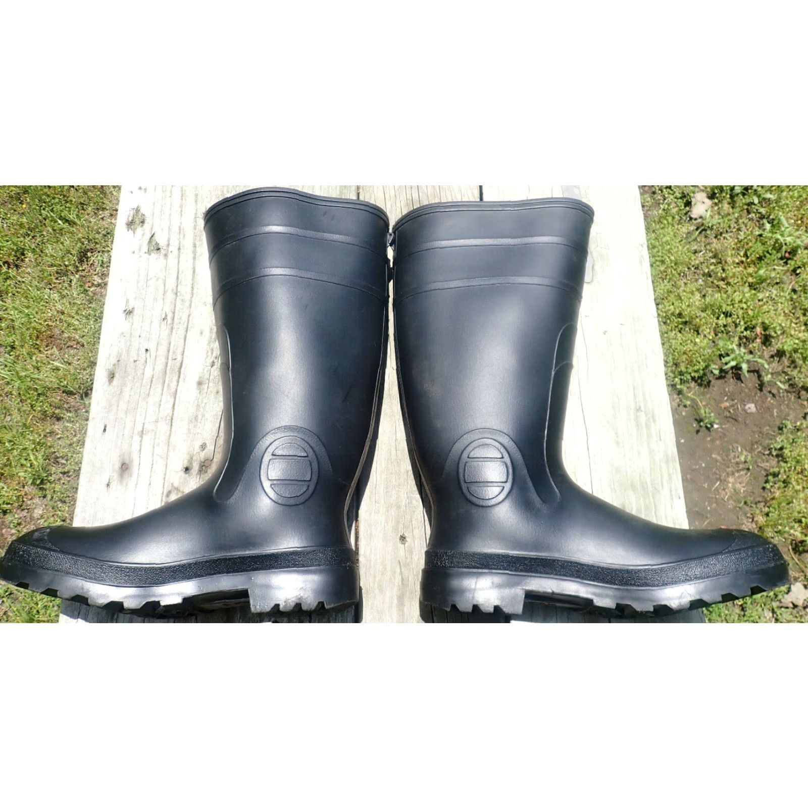 Vintage Genfoot Mens Industrial Steel Toe Rubber Boots 12 Extra Large XL Size US 12 / EU 45 - 6 Thumbnail
