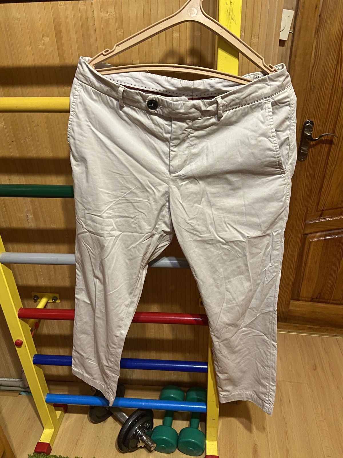 Brunello Cucinelli Brunello cucinelli chinos white Size US 32 / EU 48 - 1 Thumbnail