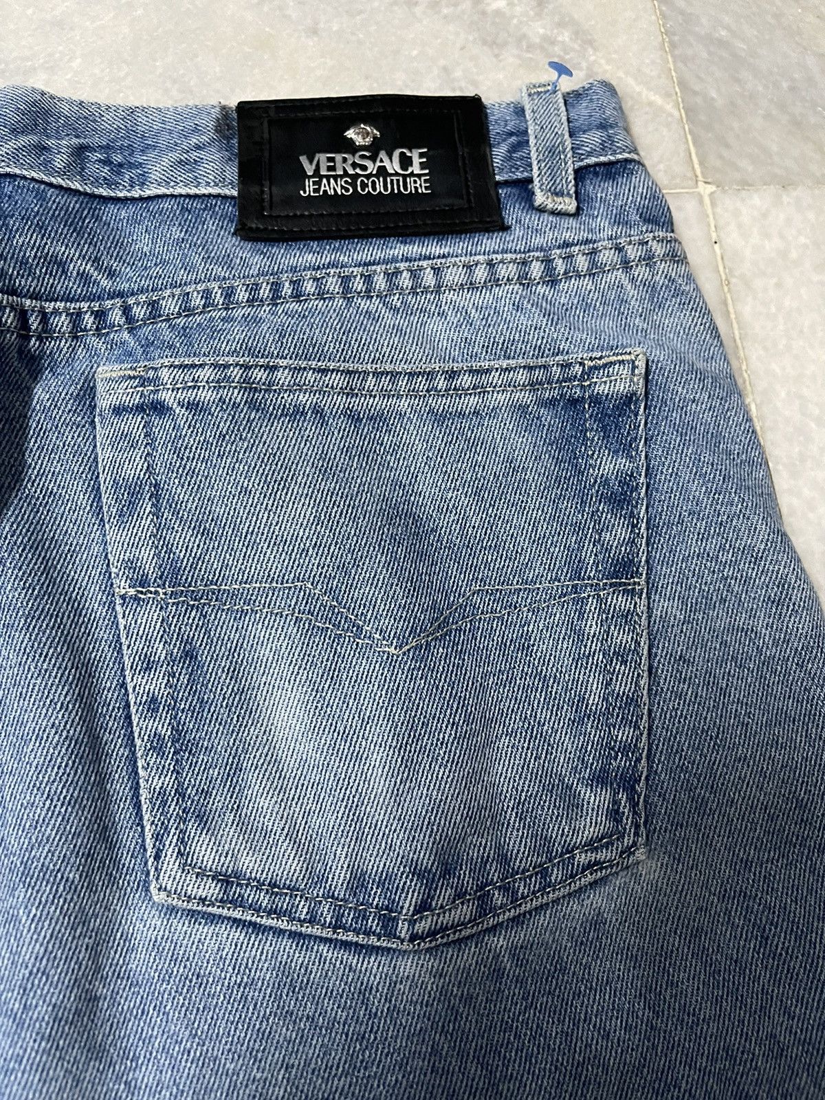Versace × Versace Jeans Couture × Vintage Vintage Versace Jeans Couture Denim Jeans Blue Size US 34 / EU 50 - 14 Thumbnail