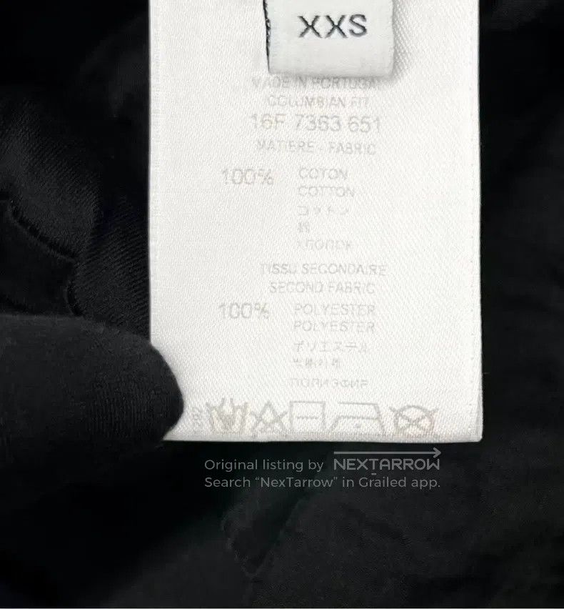 Givenchy Givenchy Black Large Destruction Letter Logo Short Sleeve Size US XXS / EU 40 - 4 Thumbnail