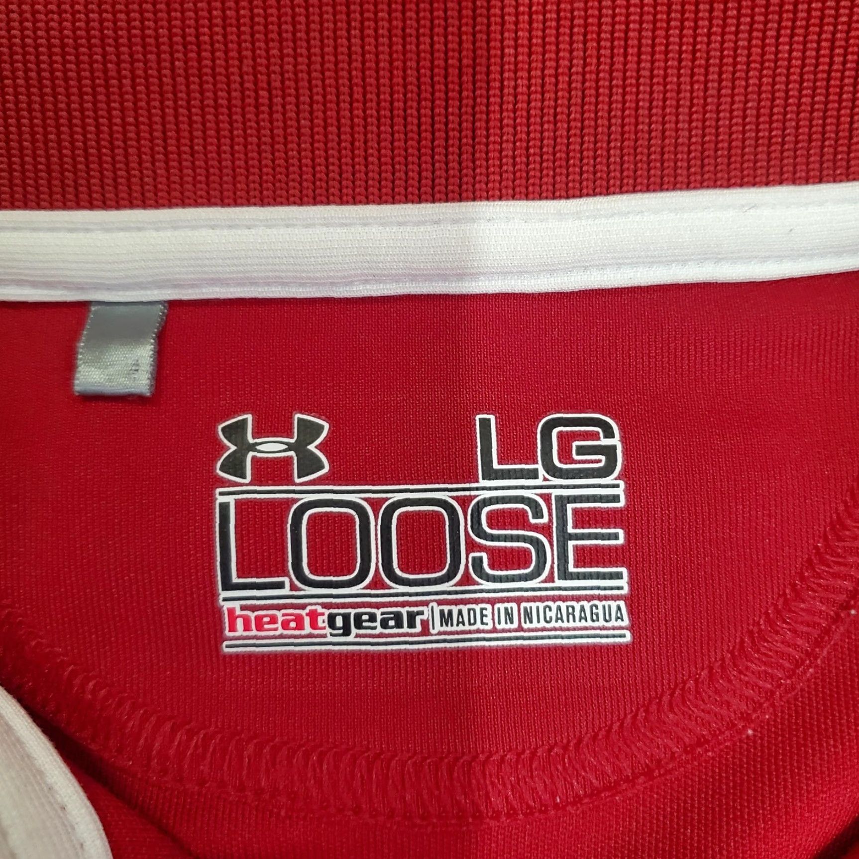 Under Armour Under Armour Polo Shirt Mens L Red HeatGear Loose Fit Golf Top Athletic Ball Cap? Size US L / EU 52-54 / 3 - 3 Thumbnail