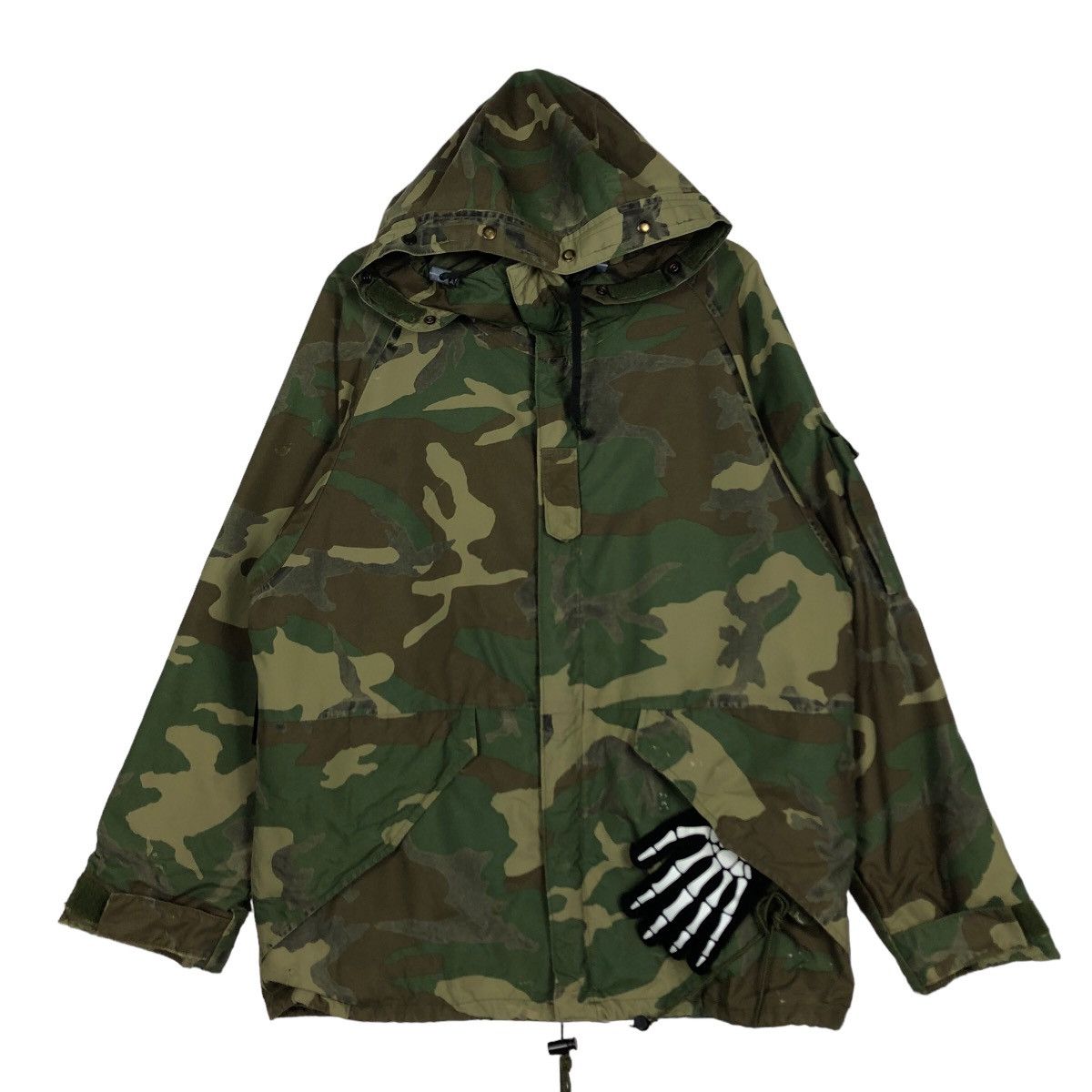 Vintage 🔥Hunting Survival Jacket Camo Cargo Multi Pocket Army Size US M / EU 48-50 / 2 - 2 Thumbnail