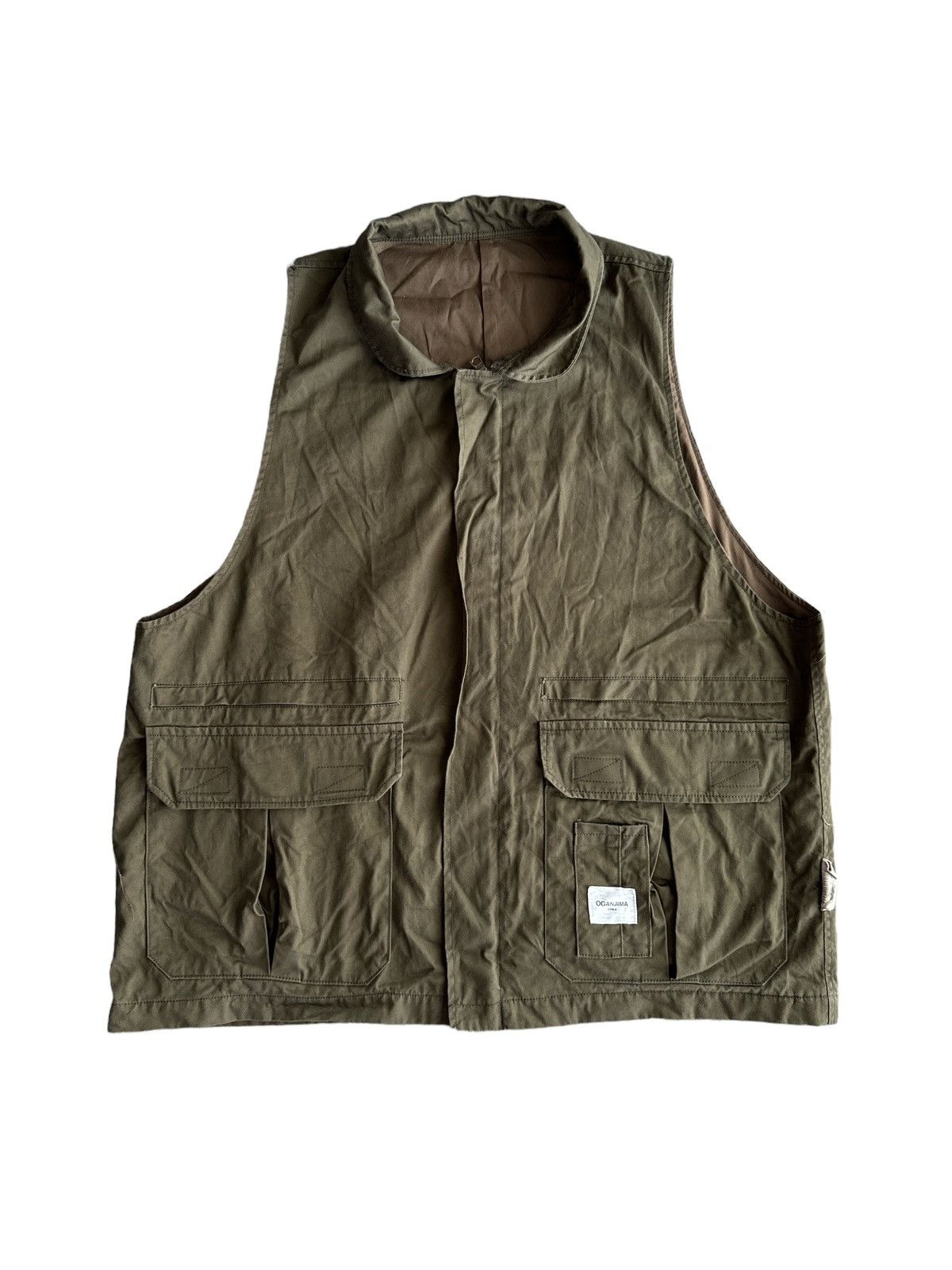Japanese Brand × Vintage OGANJIMA T-PELA OG BAGGY VEST Size US XL / EU 56 / 4 - 1 Thumbnail