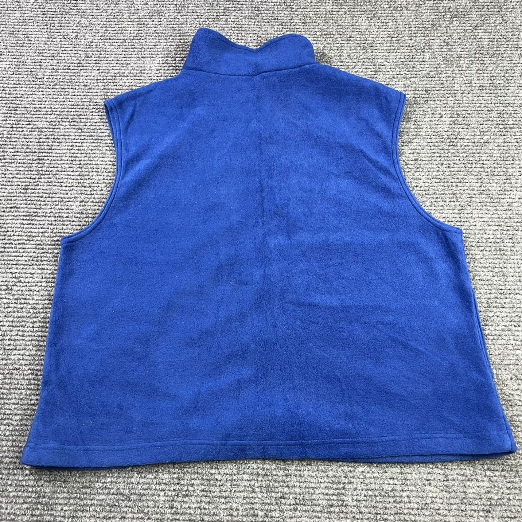 Vintage VINTAGE 90s Blue Fleece Full Zip XL Embroidered USA Olympics Logo Vest Size US XL / EU 56 / 4 - 3 Thumbnail