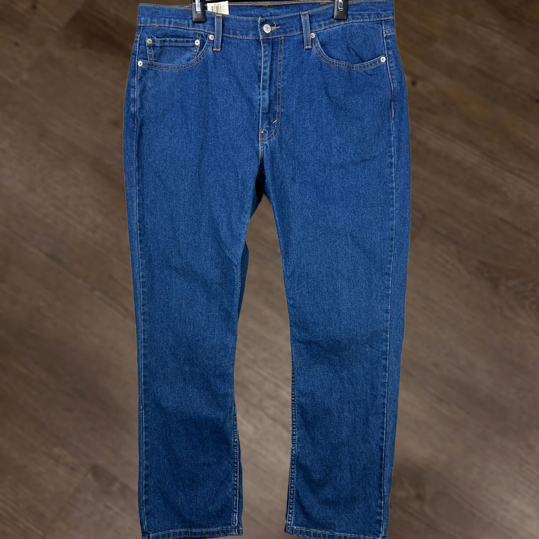 Levi's Levi's 514 Jeans Men Straight Fit 38X30 Denim 5 Pockets Stretch Red Tab Blue/Black NEW Size US 38 / EU 54 - 1 Thumbnail