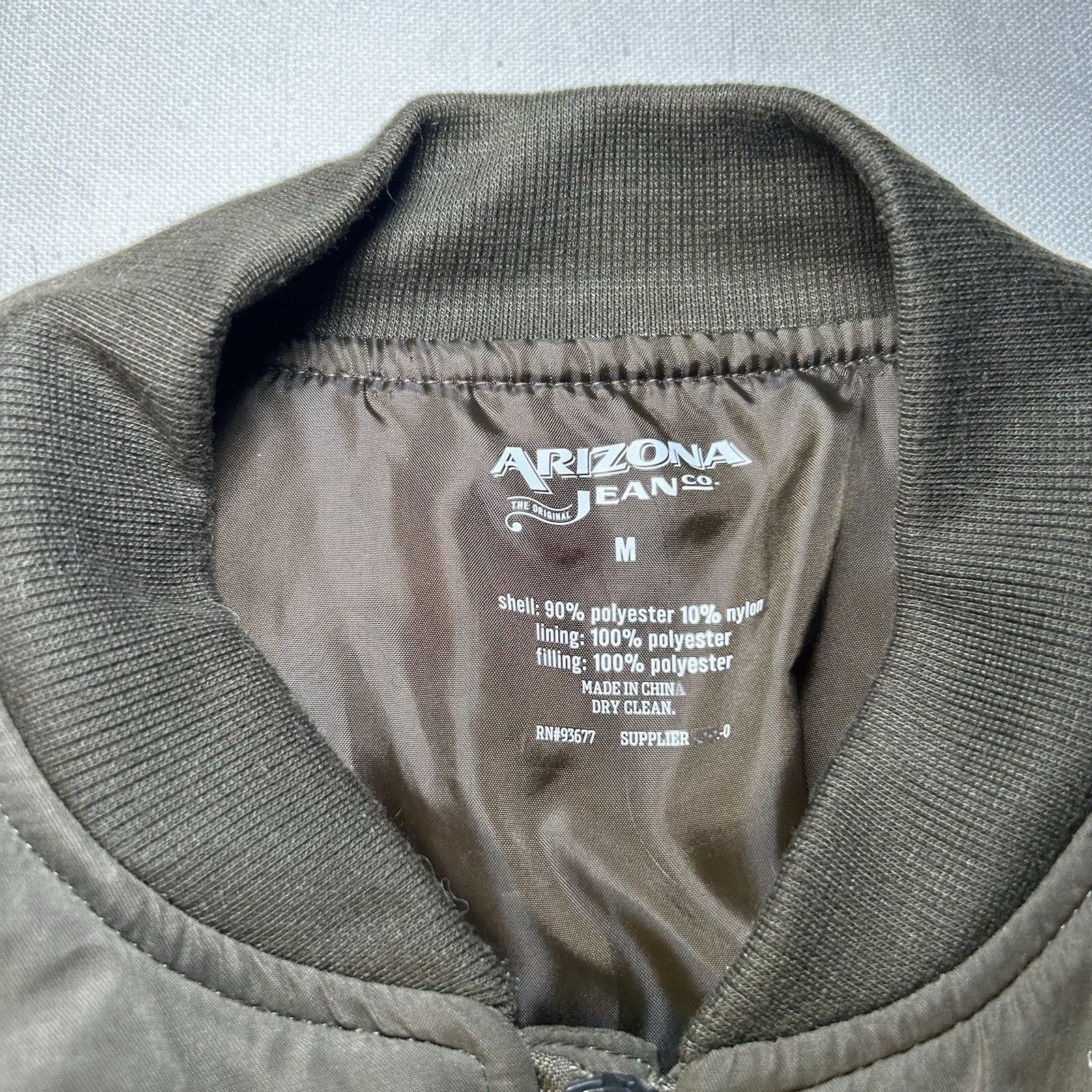 Arizona Jean Co. Jacket Arizona Jean Company Medium Army Green Quilted Lined Size US M / EU 48-50 / 2 - 2 Thumbnail