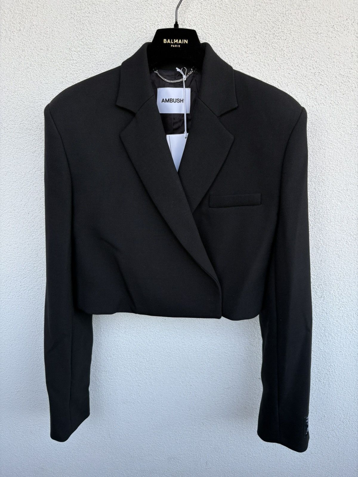 Ambush Design Ambush virgin wool oversized cropped blazer Size XS / US 0-2 / IT 36-38 - 1 Thumbnail