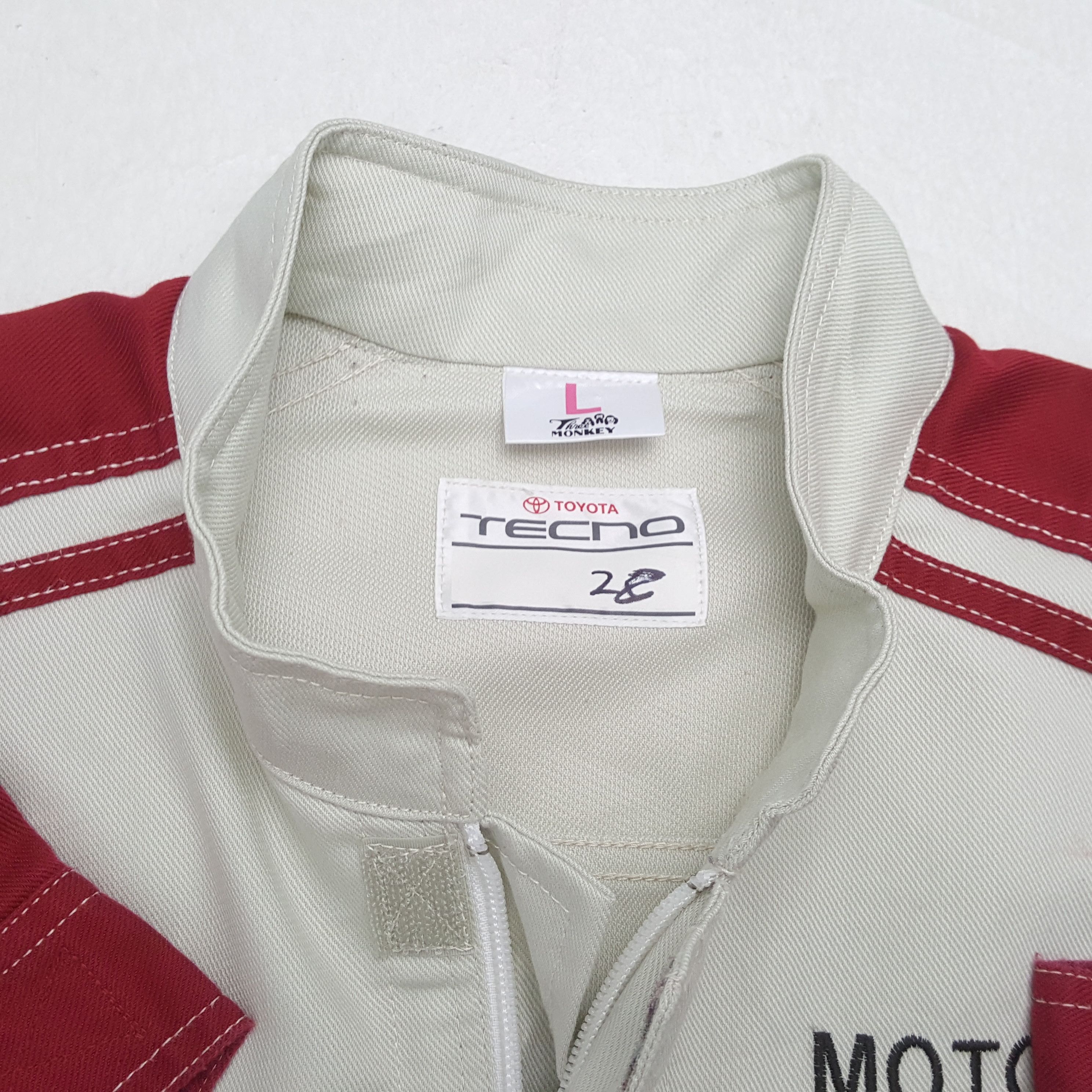 Vintage Vintage TOYOTA TECNO Japanese Racing Team Coerall Jacket Size US M / EU 48-50 / 2 - 14 Thumbnail