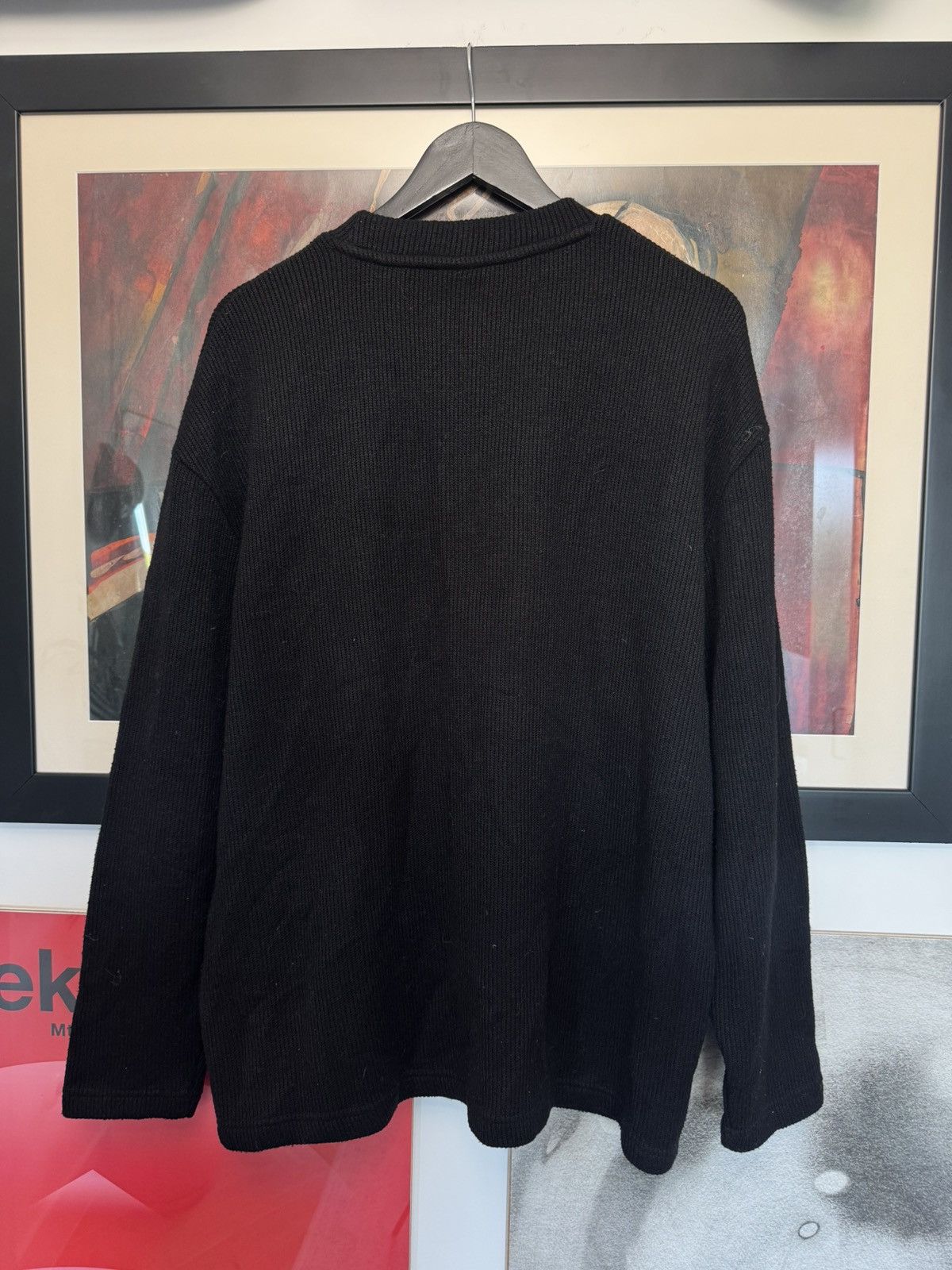 Pleasures Pleasures Blood Sweat Tears Piss Print Black White Knit Rare Size US L / EU 52-54 / 3 - 3 Thumbnail