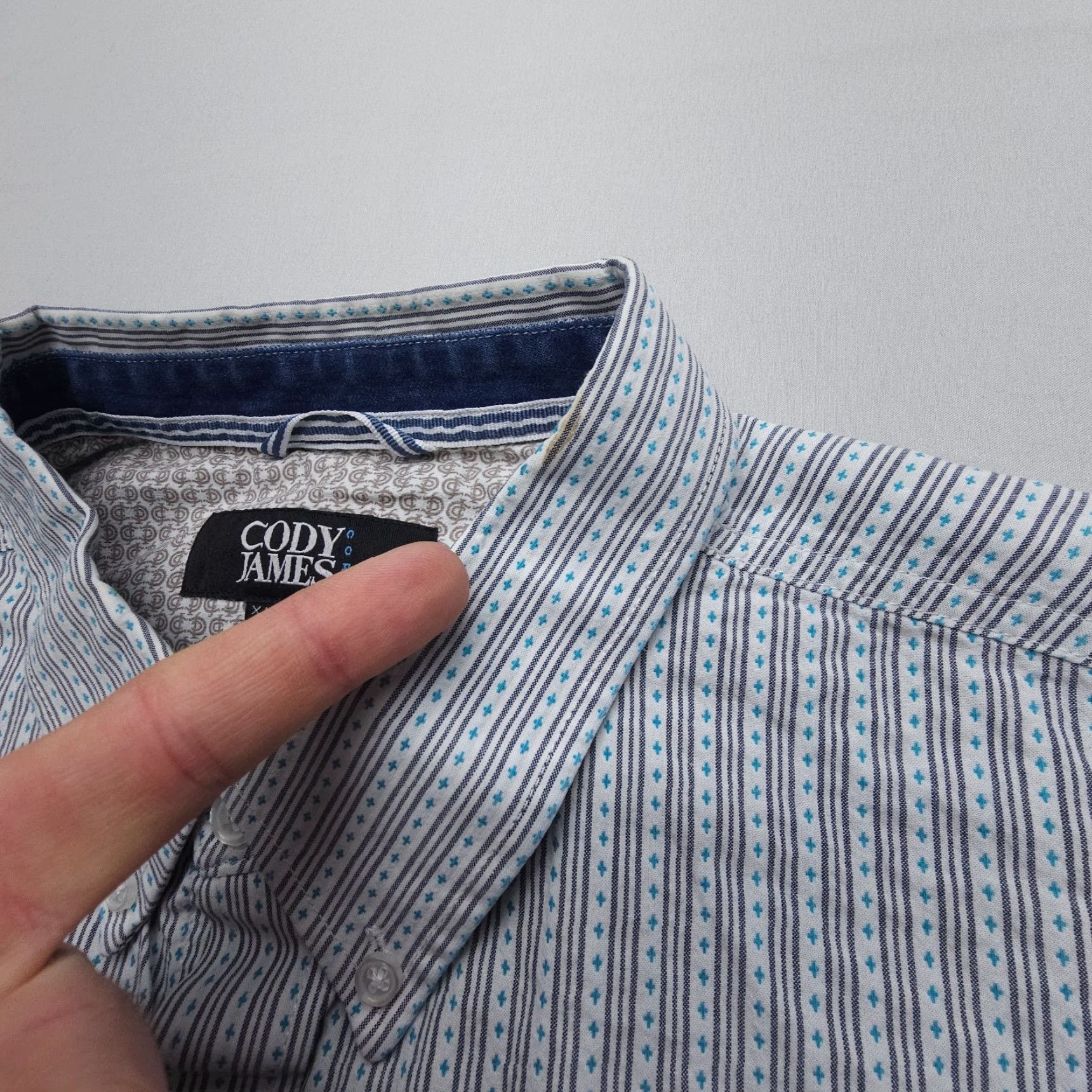 Cody James Cody James Button-Up Shirt Mens XL Western Print Long Sleeve Workwear Size US XL / EU 56 / 4 - 5 Thumbnail