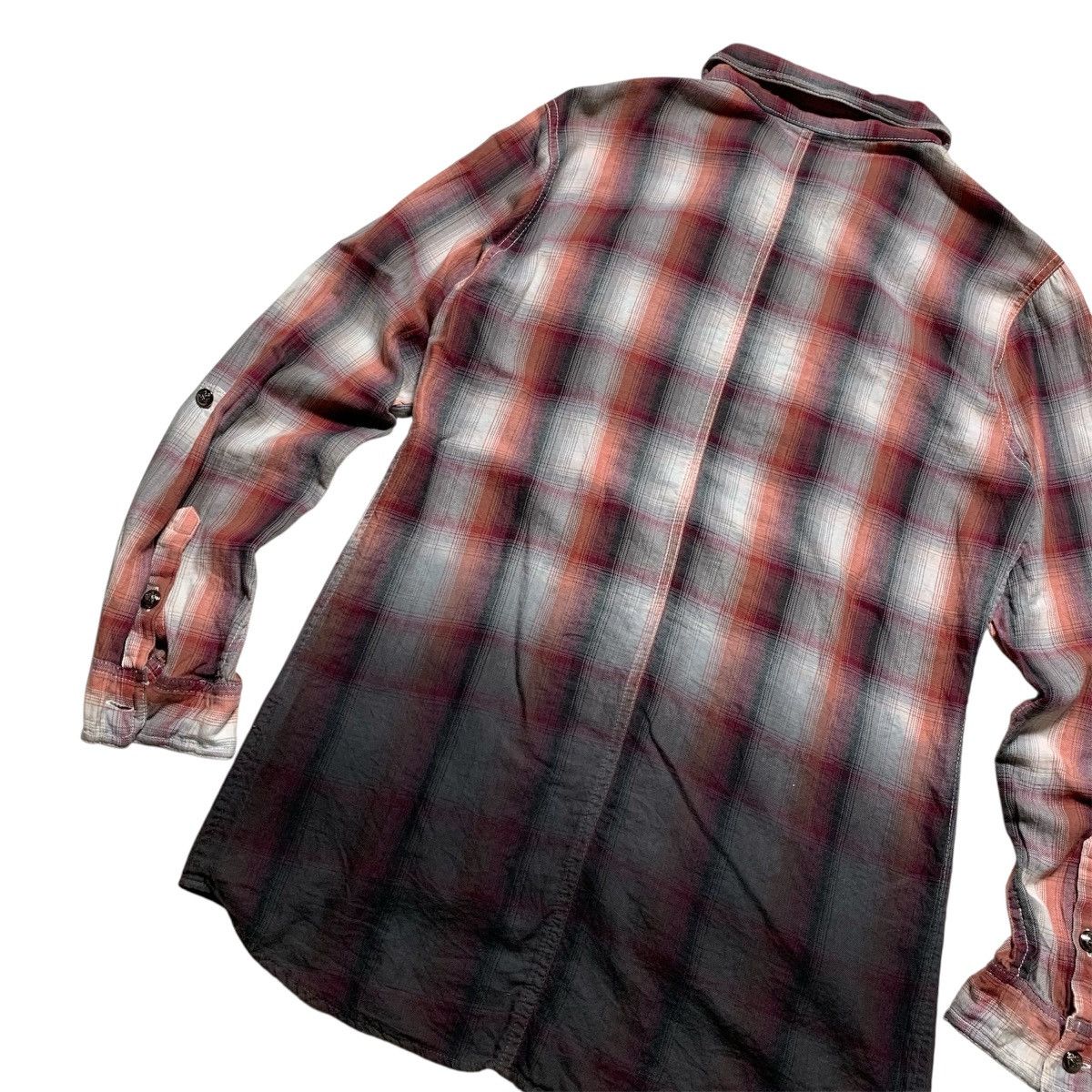 Japanese Brand Vtg Saucy Cool Western Style Flannel Shirt Japanese Brand Size US L / EU 52-54 / 3 - 7 Thumbnail