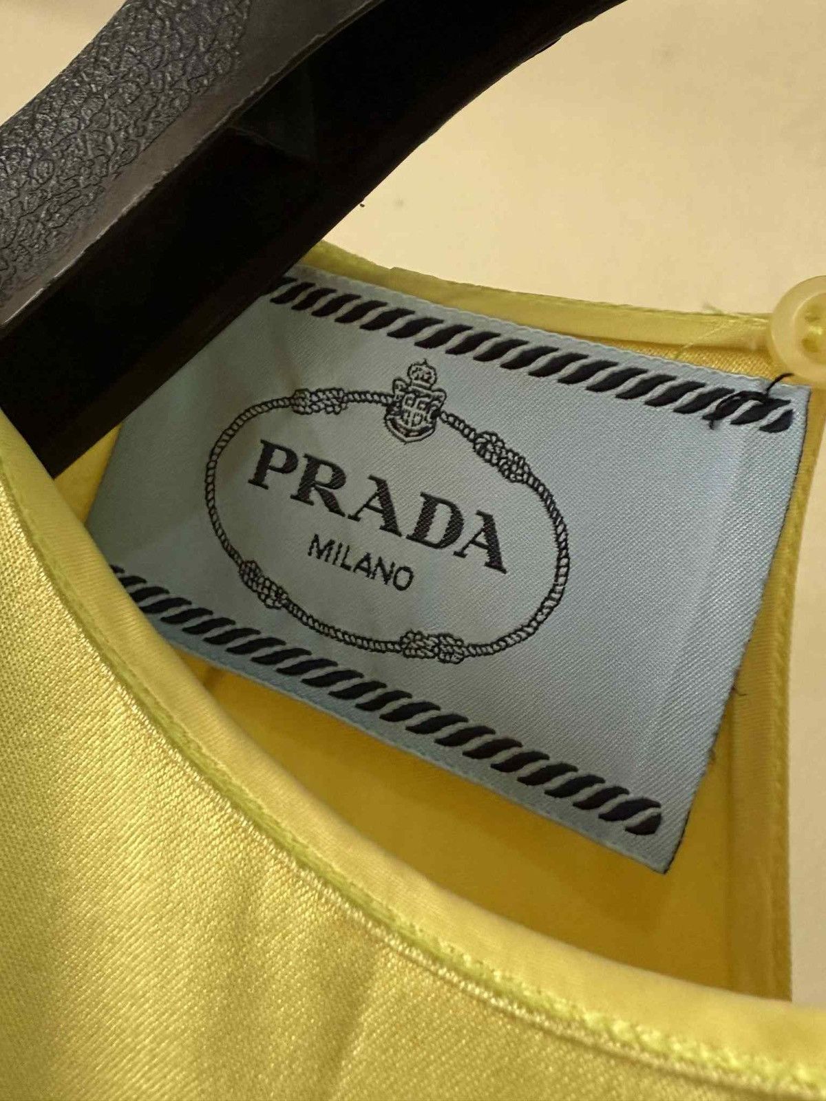 Prada SS2018 Prada Yellow Silk Dress Size XS / US 0-2 / IT 36-38 - 10 Thumbnail