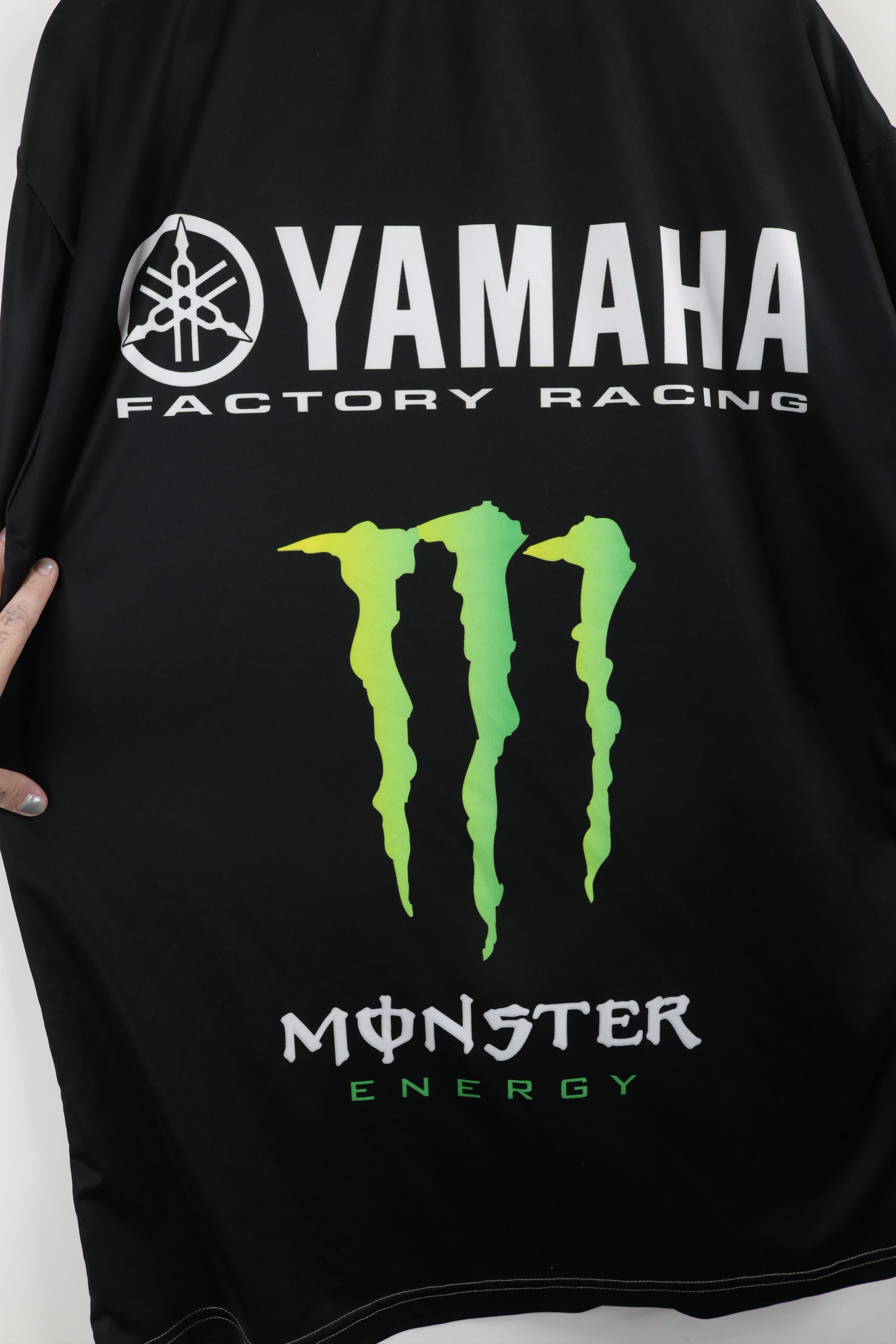 Vintage Monster Energy Drink x Yamaha Factory Racing T-Shirt Black Size US L / EU 52-54 / 3 - 7 Thumbnail