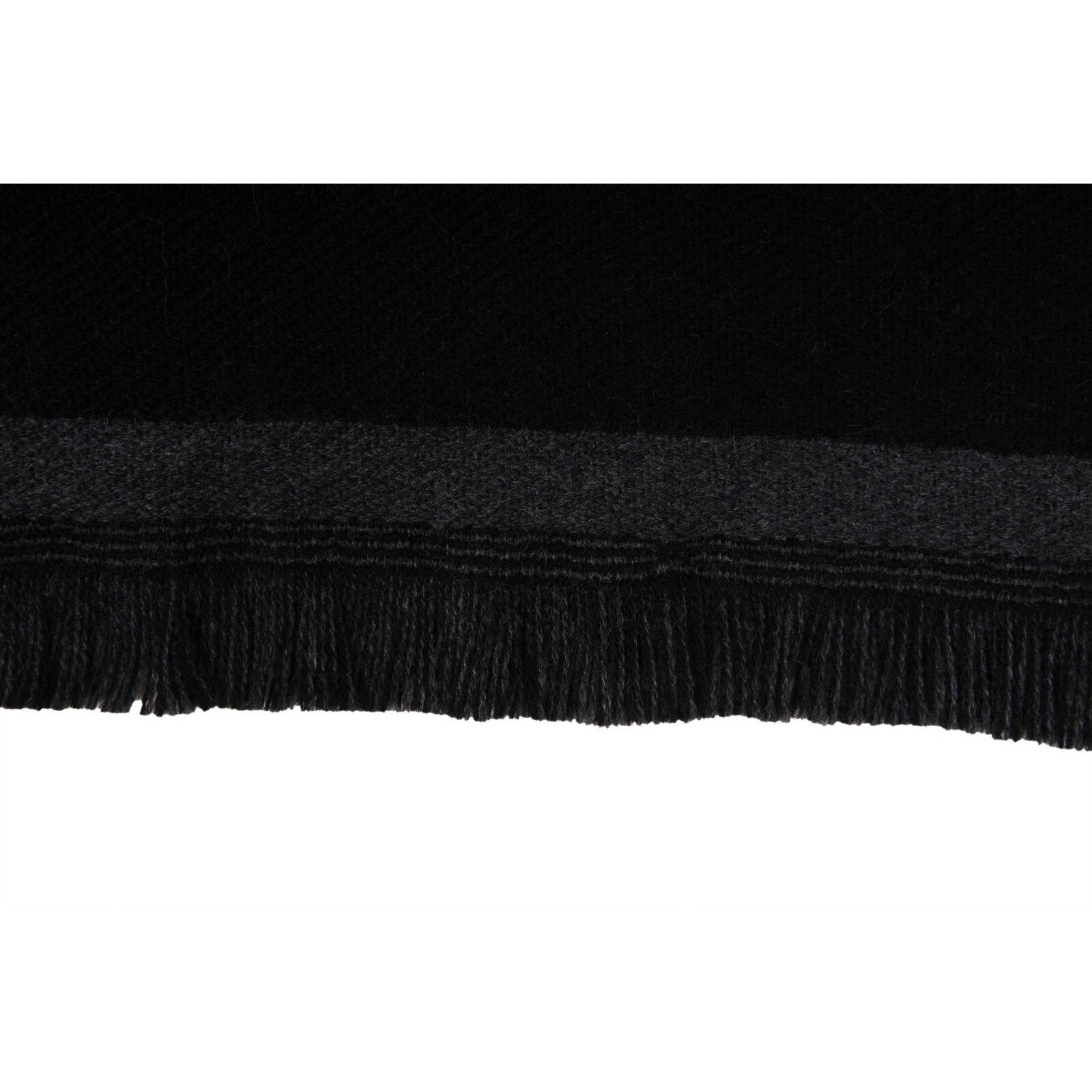 Louis Vuitton Lv Logo College University League Fringe Scarf Gray Black Size ONE SIZE - 8 Thumbnail