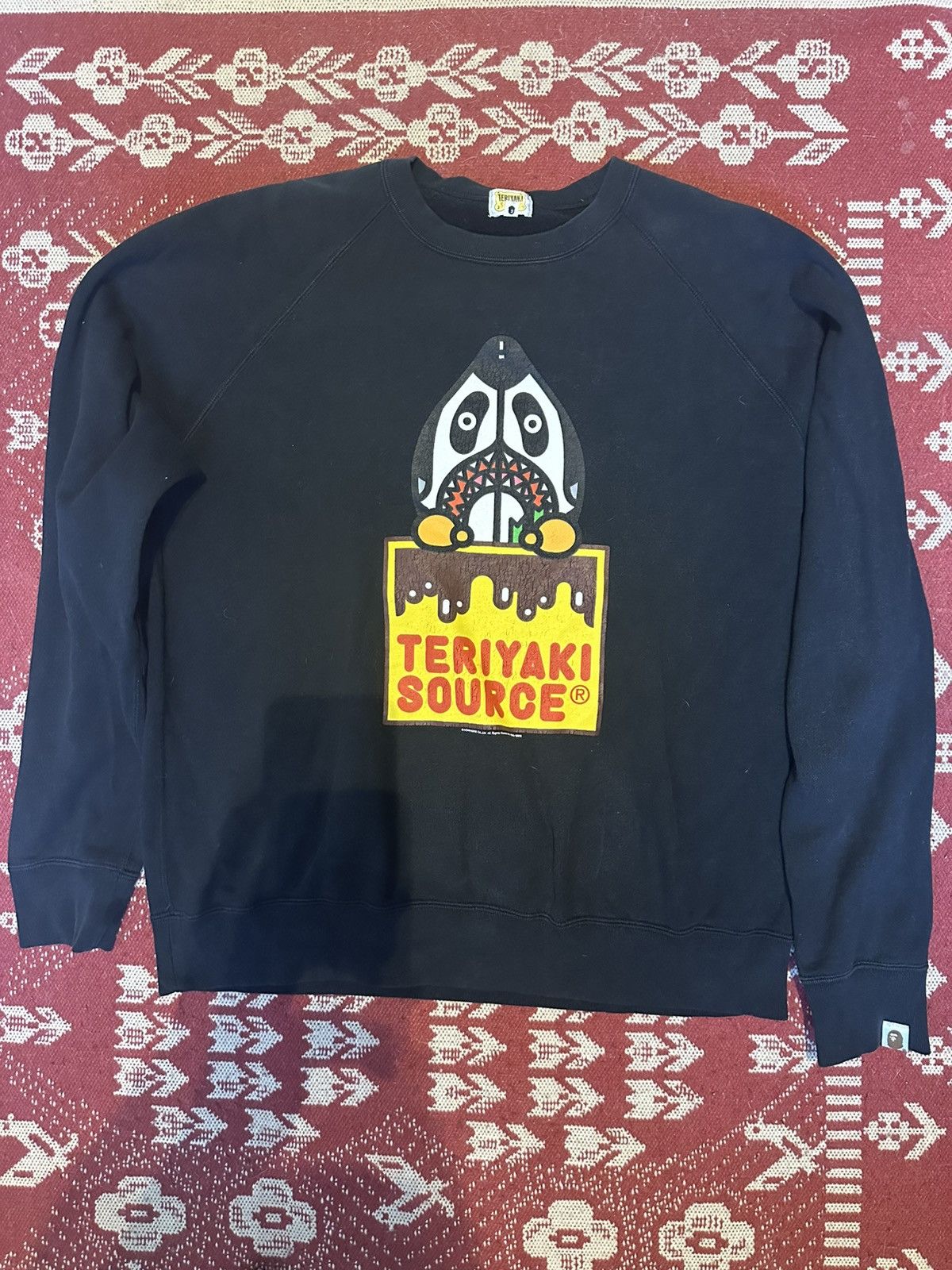 Bape RARE Bape Teriyaki Source crewneck 2009 Size US L / EU 52-54 / 3 - 1 Thumbnail