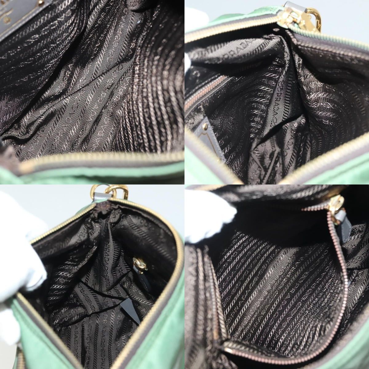 Prada PRADA Shoulder Bag Nylon Khaki Gold Size ONE SIZE - 13 Thumbnail