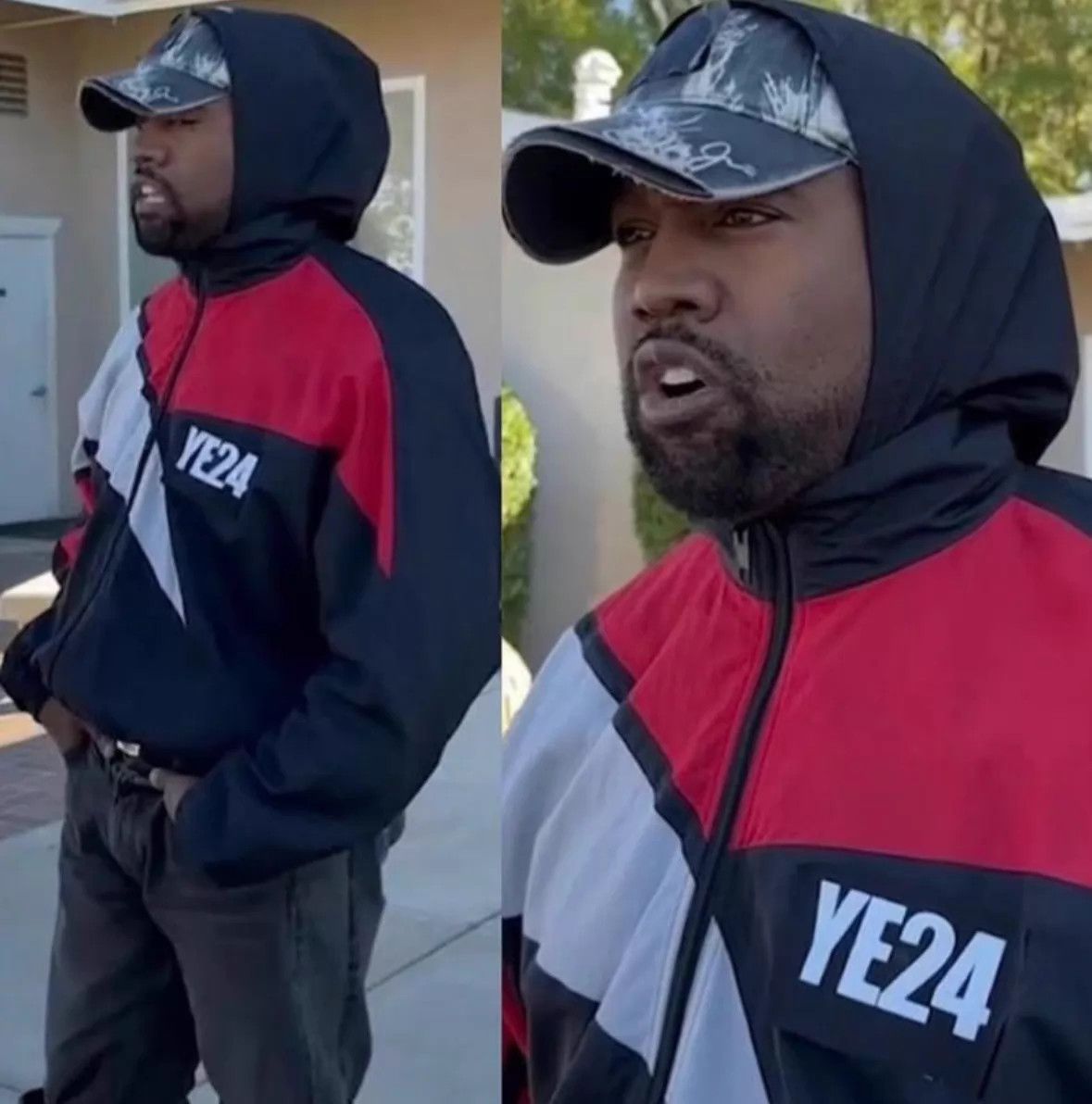 Vetements Vetements x Reebok Oversized Batwing Hooded Jacket S Size US S / EU 44-46 / 1 - 9 Thumbnail