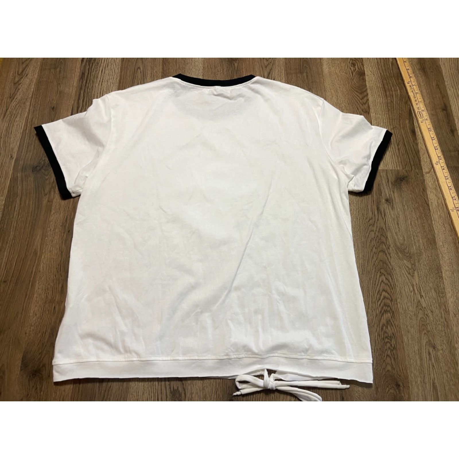Vintage VINTAGE MissLook Shirt Womens 2XL White Black Not My Pasture Not my Bullshit COW Shirt Mens? Size XXL / US 16-18 / IT 52-54 - 2 Thumbnail