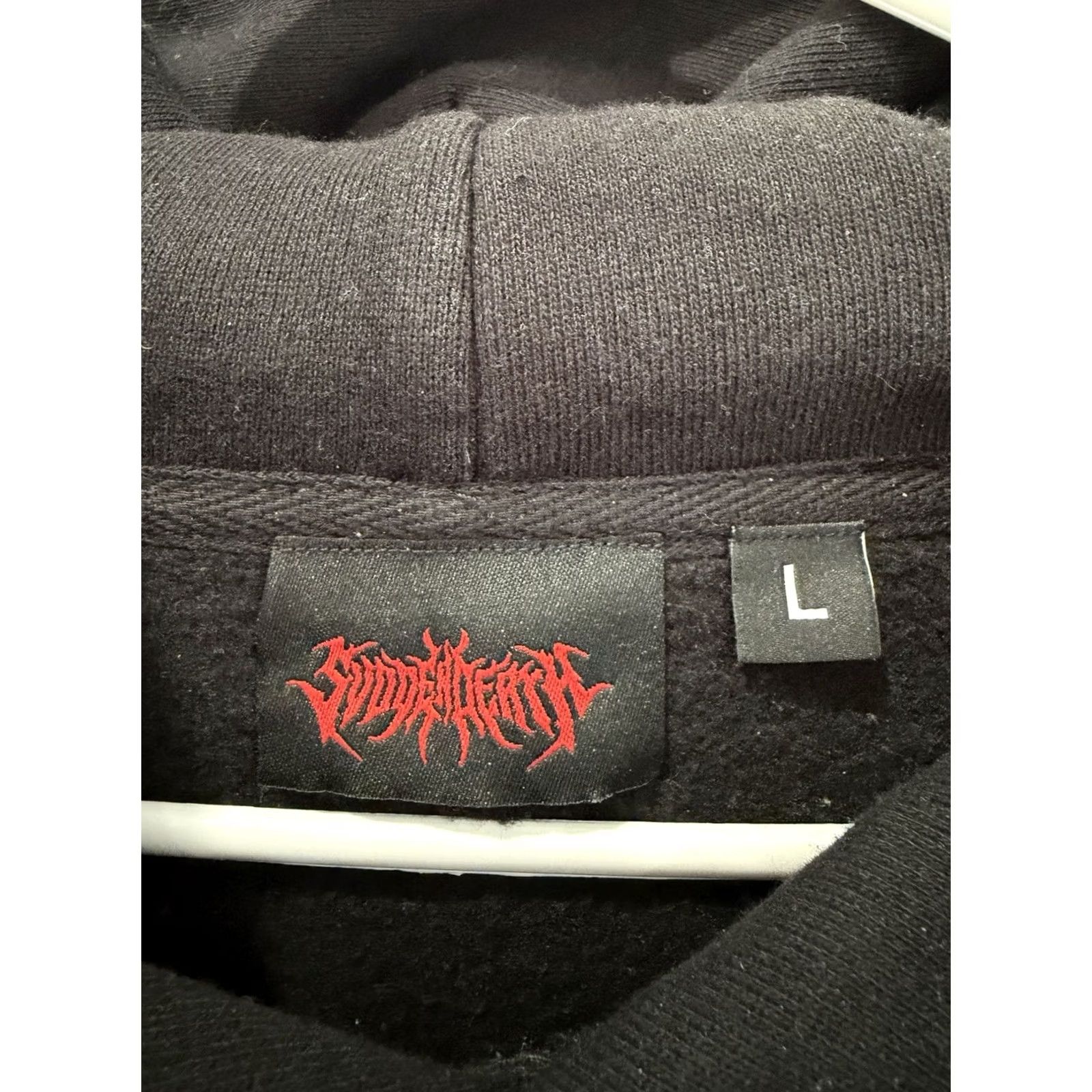 Vintage VINTAGE Marshmello SVDDEN Death Mellodeath Hoodie Mens L (Black) Pullover Sweatshirt Size US L / EU 52-54 / 3 - 3 Thumbnail
