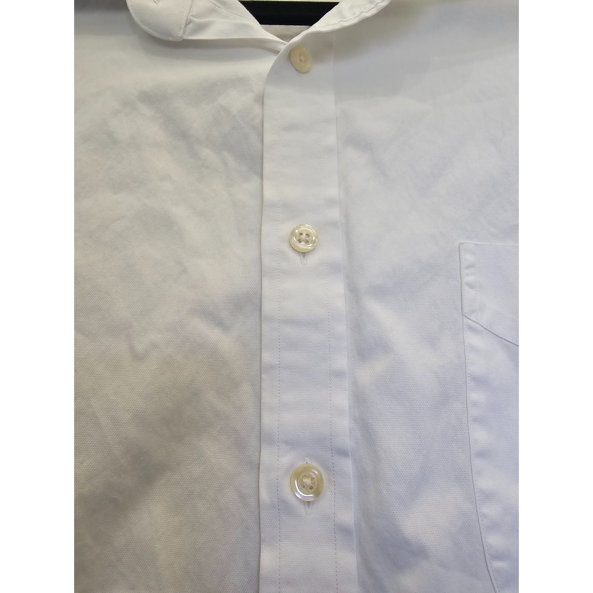 Paul Fredrick Paul Fredrick Men's White Dress Shirt 17.5-33 Trim Fit 100% Size US XL / EU 56 / 4 - 5 Thumbnail