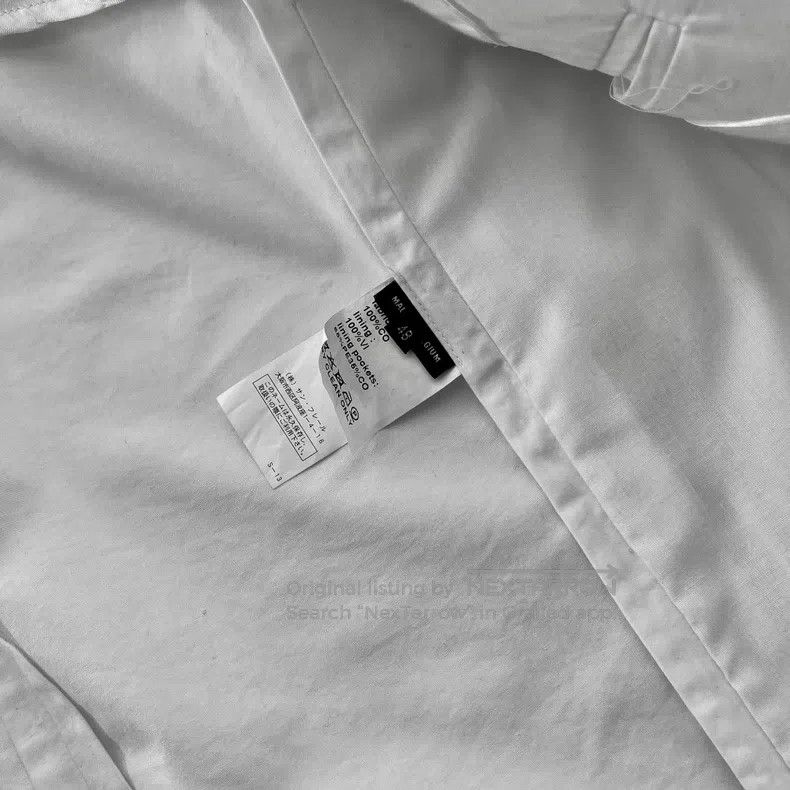Raf Simons Raf Simons Mediaeval white flat collar crystal single-butt Size 48R - 6 Thumbnail